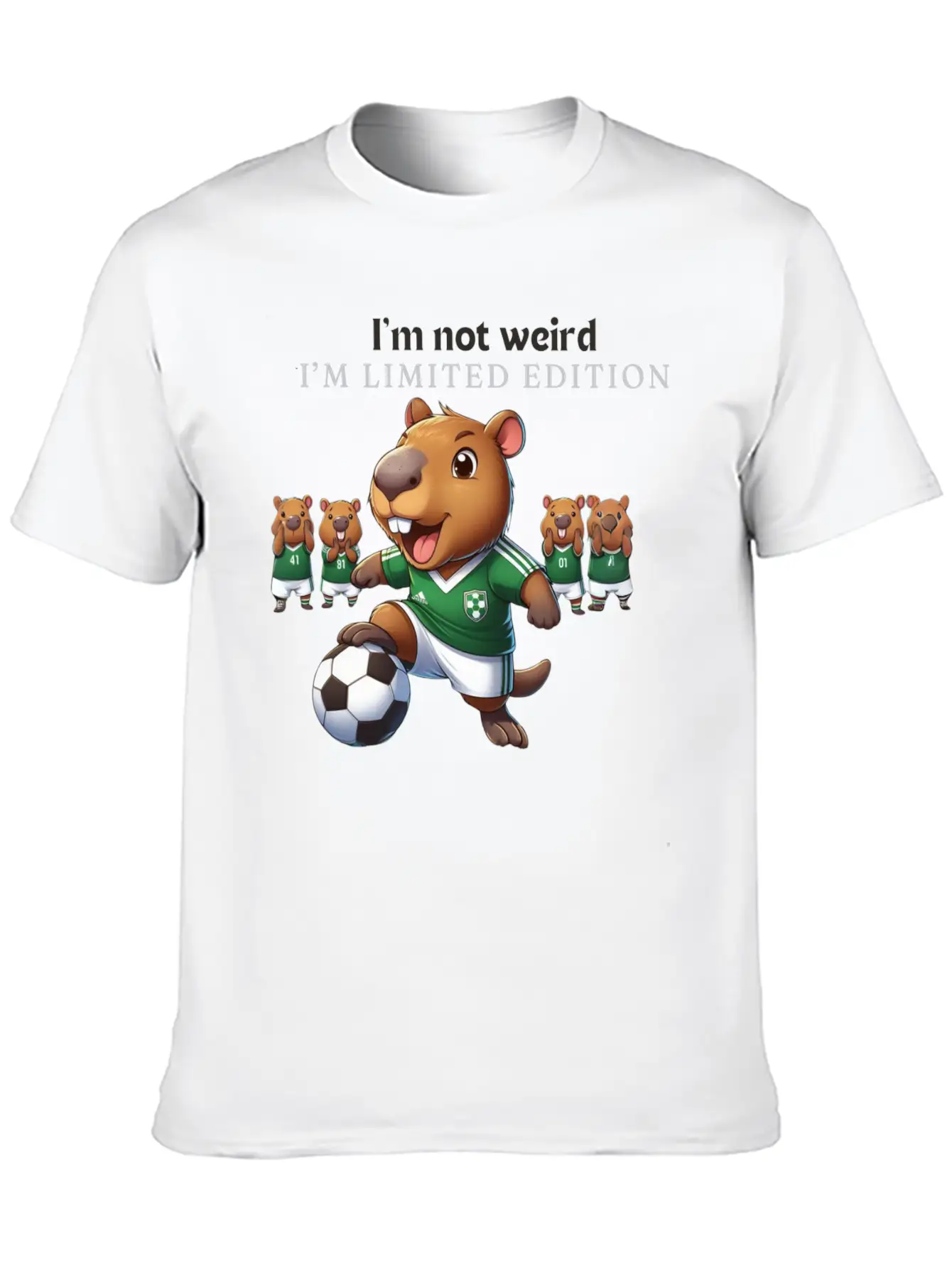 I'm Not Weird I'm Limited Edition Timeless Short Sleeve Tee – Comfy And Minimalist Design