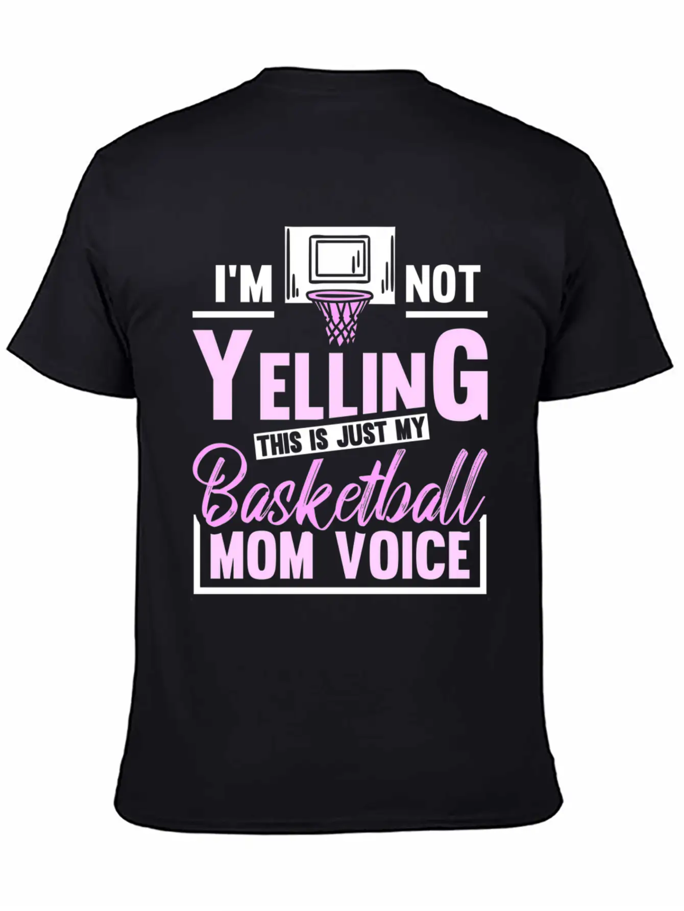 Im Not Yelling This Is Just My Baetball Mom Stylish Everyday T-Shirt – Unisex Basic Cotton Tee