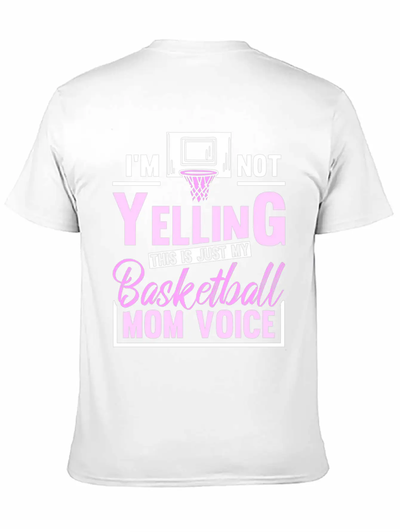 Im Not Yelling This Is Just My Baetball Mom Stylish Everyday T-Shirt – Unisex Basic Cotton Tee