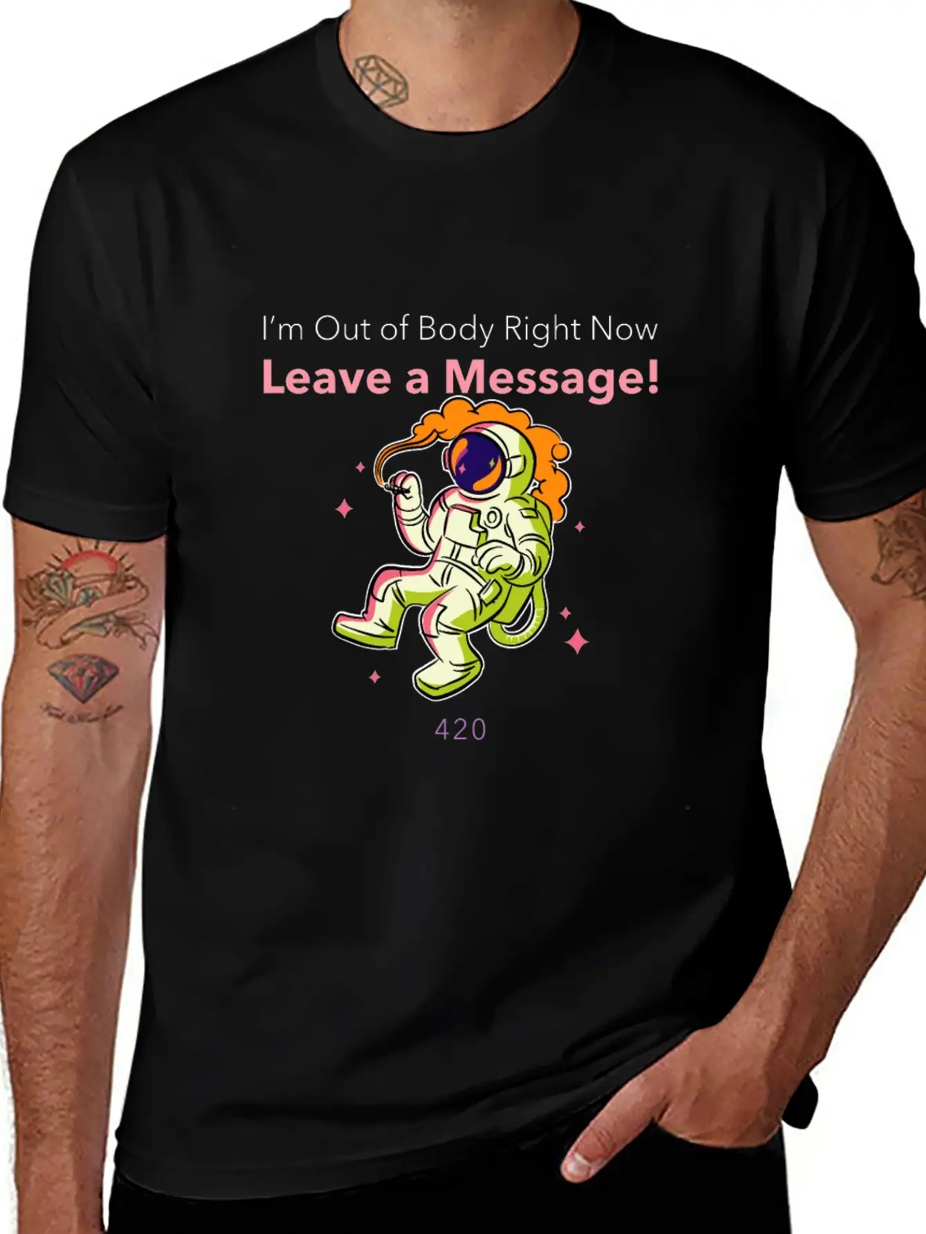 Im Outta Body Rn Leave A Message T Shirt Stylish Everyday T-Shirt – Unisex Basic Cotton Tee