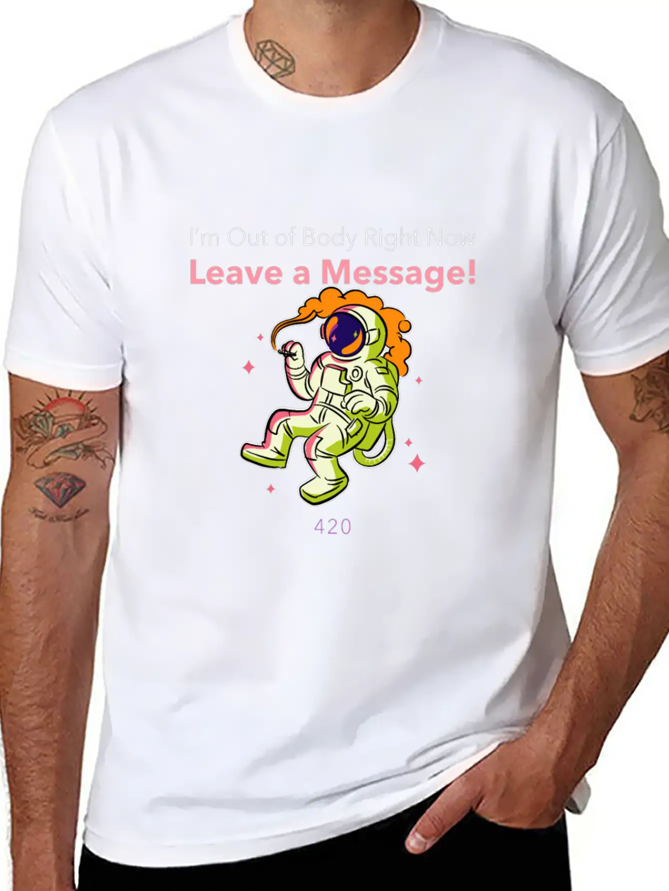 Im Outta Body Rn Leave A Message T Shirt Stylish Everyday T-Shirt – Unisex Basic Cotton Tee