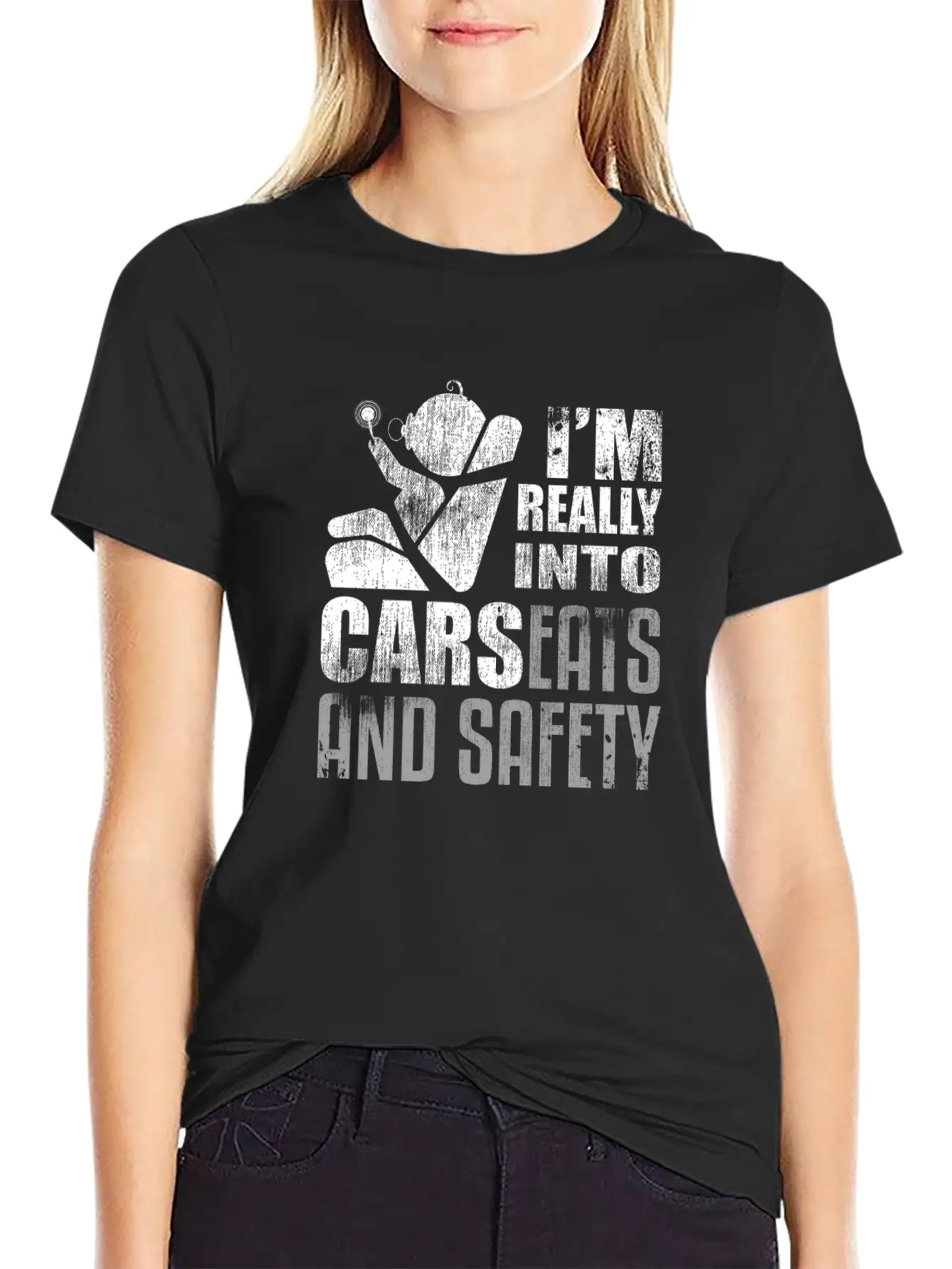I'm Really Into Carseats And Safety Car Dad Father Unisex Short Sleeve Soft Cotton T-Shirt – Casual Everyday Wear