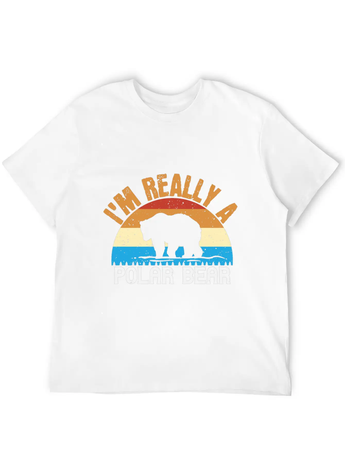I´m Realy A Polar Bear Unisex Short Sleeve Soft Cotton T-Shirt – Casual Everyday Wear