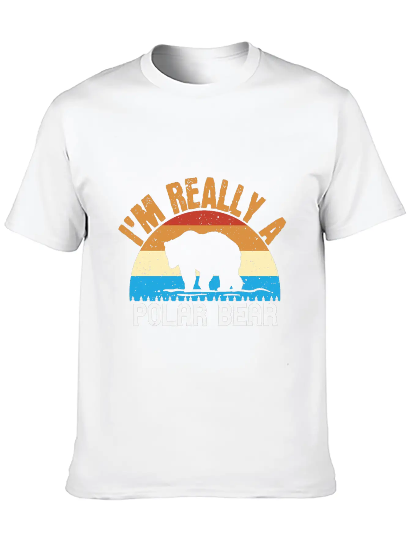 I´m Realy A Polar Bear Unisex Short Sleeve Soft Cotton T-Shirt – Casual Everyday Wear