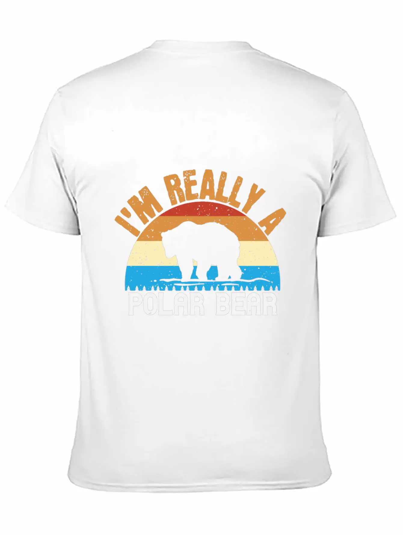 I´m Realy A Polar Bear Unisex Short Sleeve Soft Cotton T-Shirt – Casual Everyday Wear