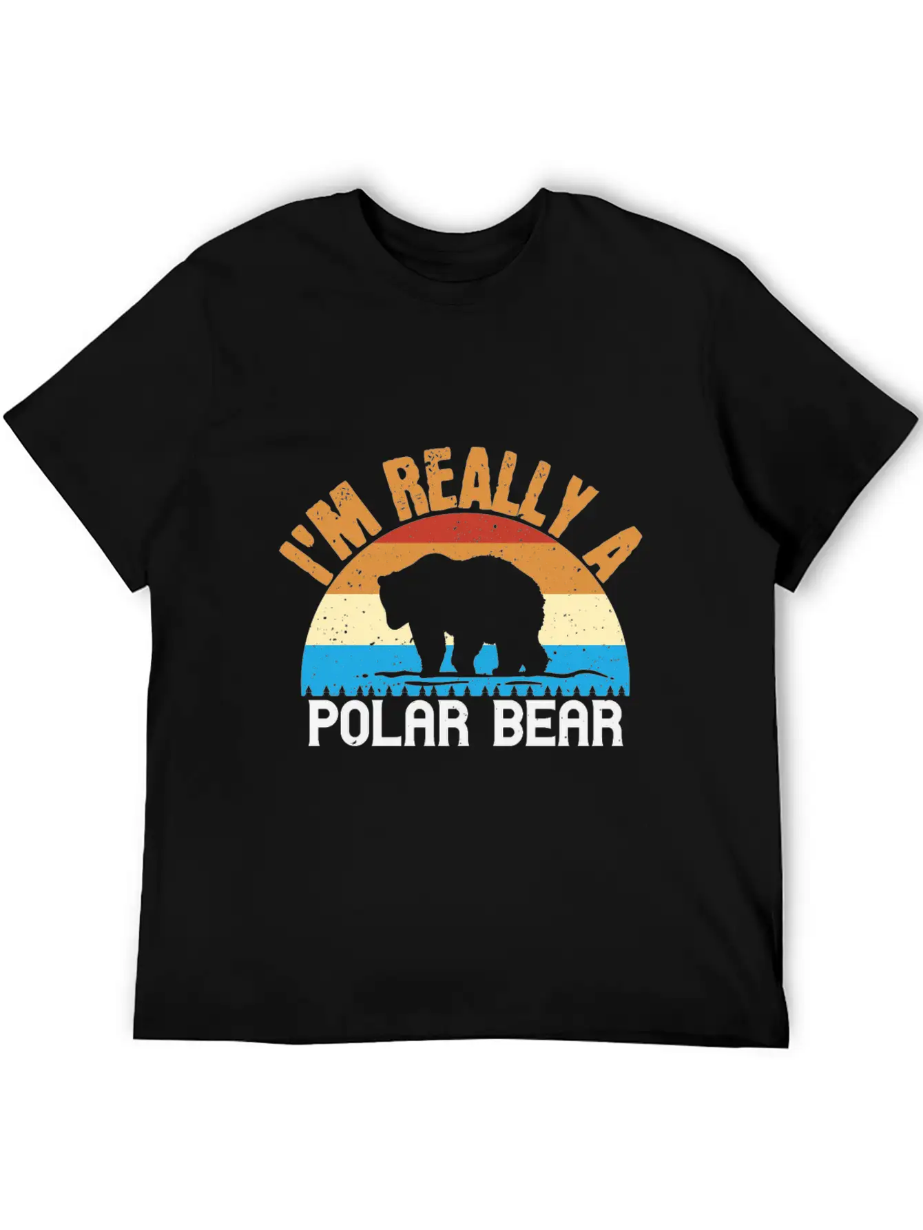 I´m Realy A Polar Bear Unisex Short Sleeve Soft Cotton T-Shirt – Casual Everyday Wear