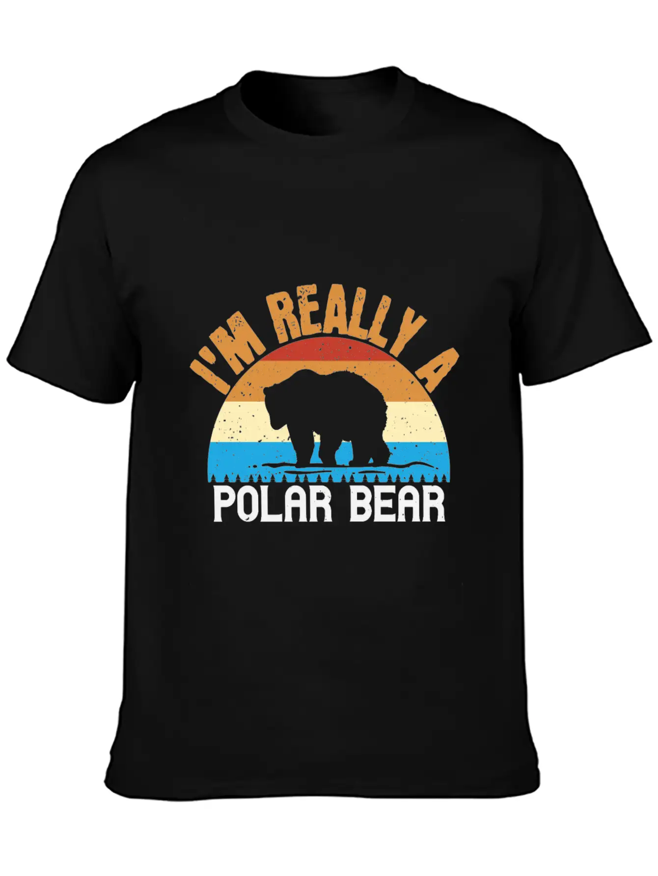 I´m Realy A Polar Bear Unisex Short Sleeve Soft Cotton T-Shirt – Casual Everyday Wear