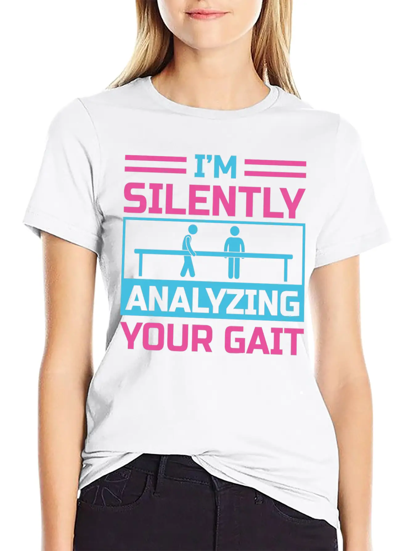 I'm Silently Analyzing Your Gait Unisex Casual T-Shirt – Clean Design For Daily Comfort