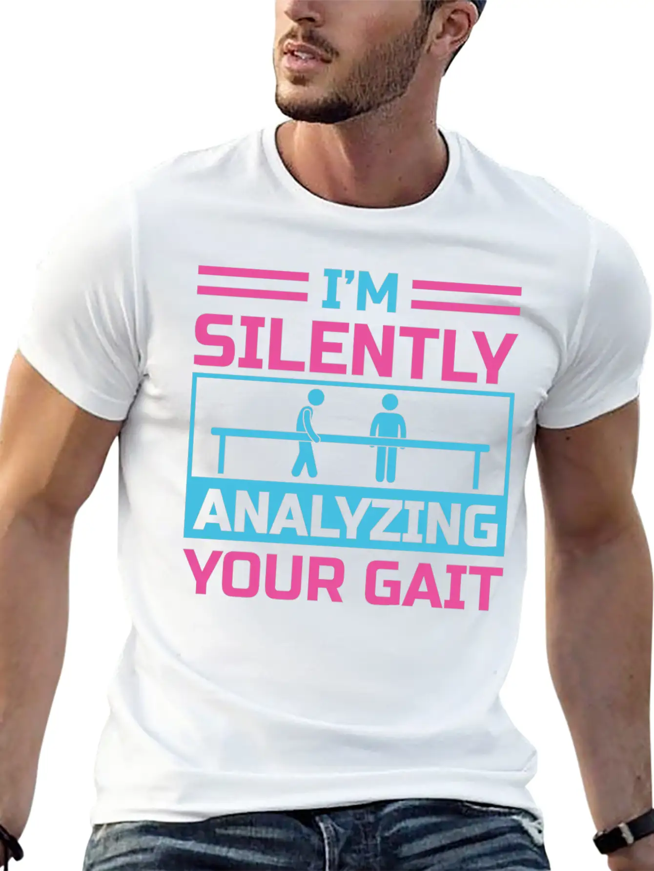 I'm Silently Analyzing Your Gait Unisex Casual T-Shirt – Clean Design For Daily Comfort