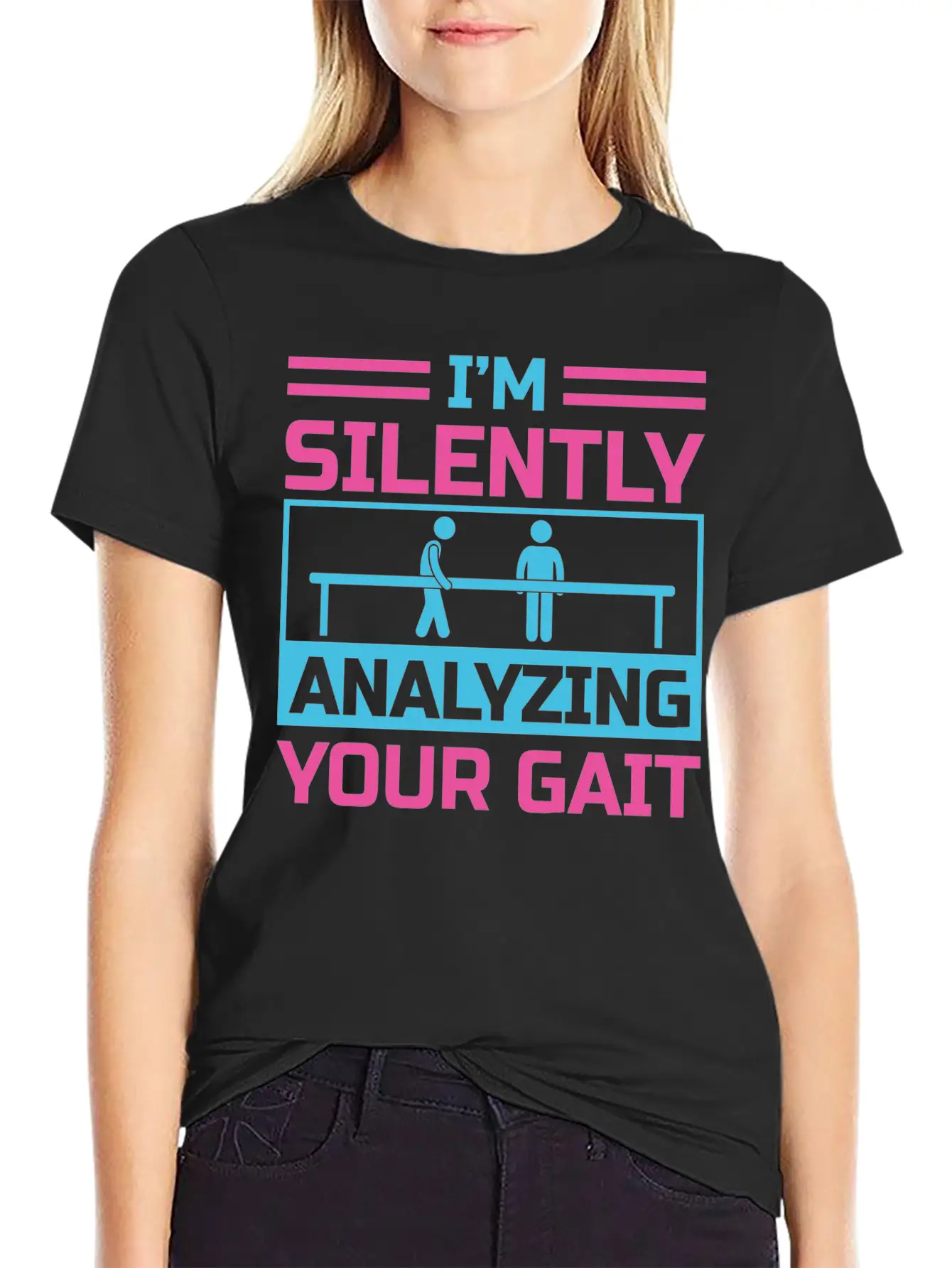 I'm Silently Analyzing Your Gait Unisex Casual T-Shirt – Clean Design For Daily Comfort