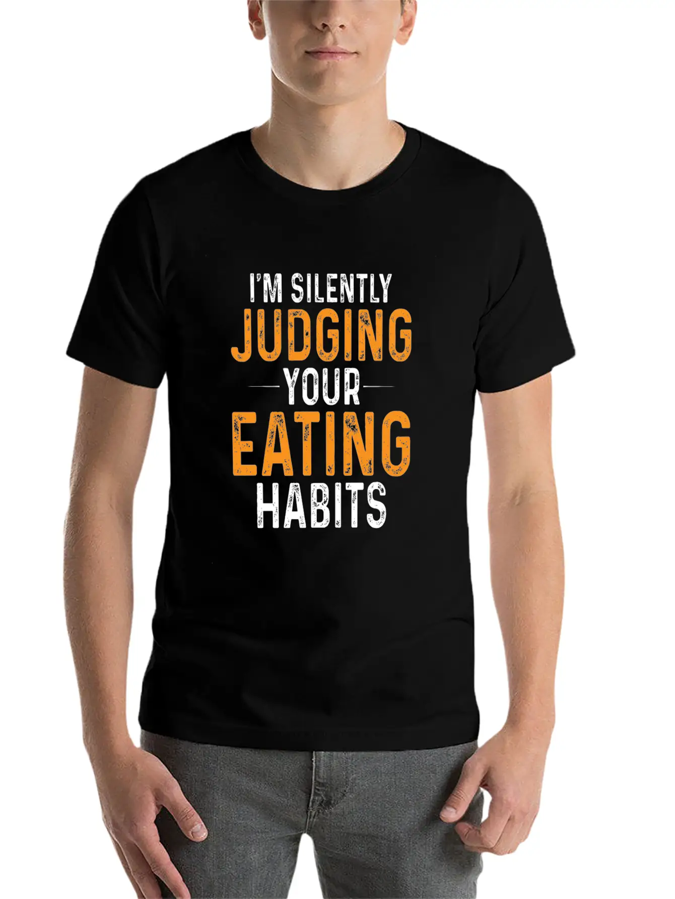 I'm Silently Judging Your Eating Habits,Nutritioni Timeless Short Sleeve Tee – Comfy And Minimalist Design
