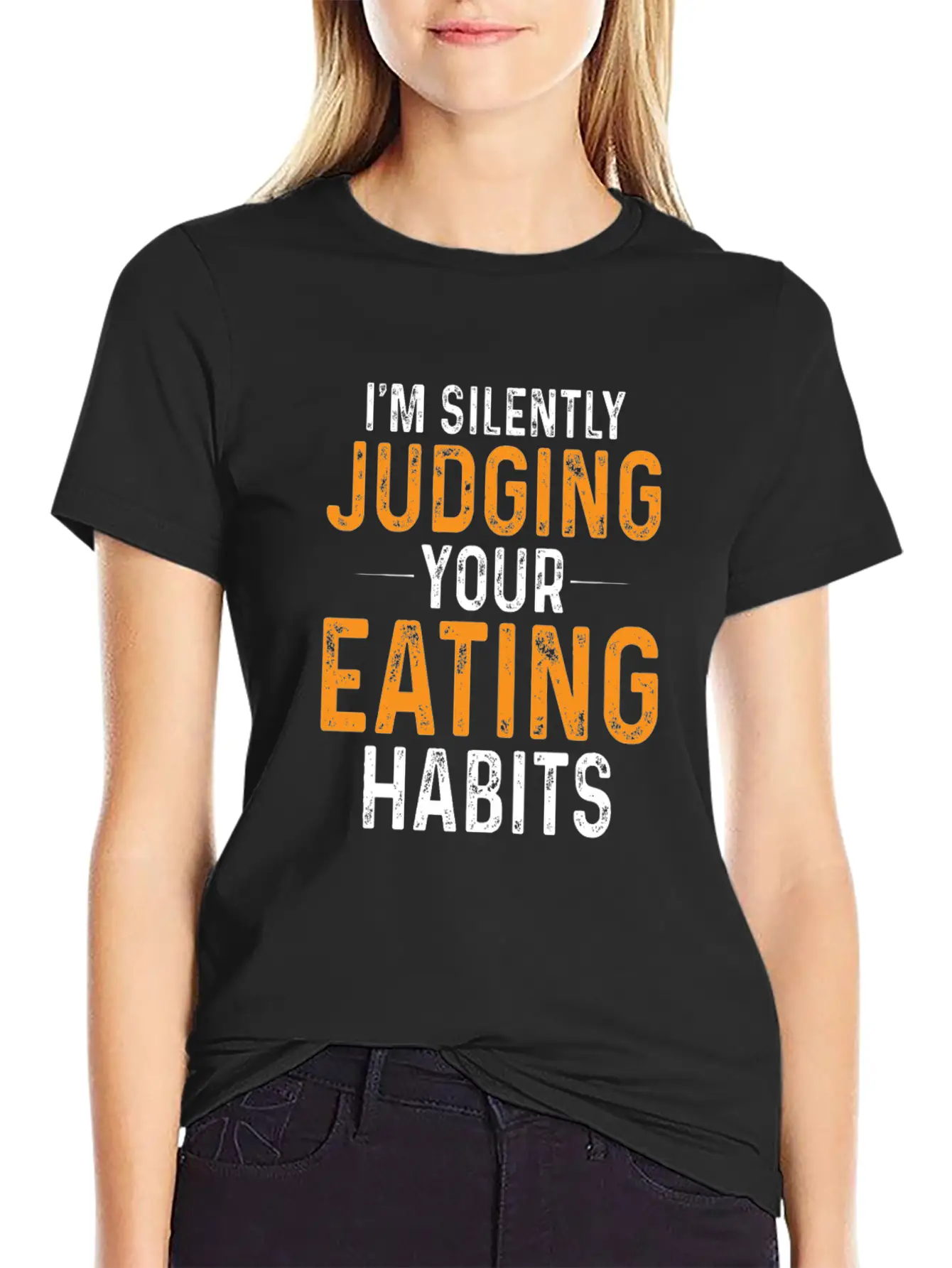 I'm Silently Judging Your Eating Habits,Nutritioni Timeless Short Sleeve Tee – Comfy And Minimalist Design