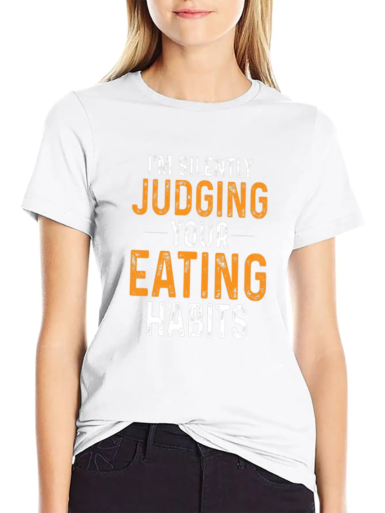 I'm Silently Judging Your Eating Habits,Nutritioni Timeless Short Sleeve Tee – Comfy And Minimalist Design