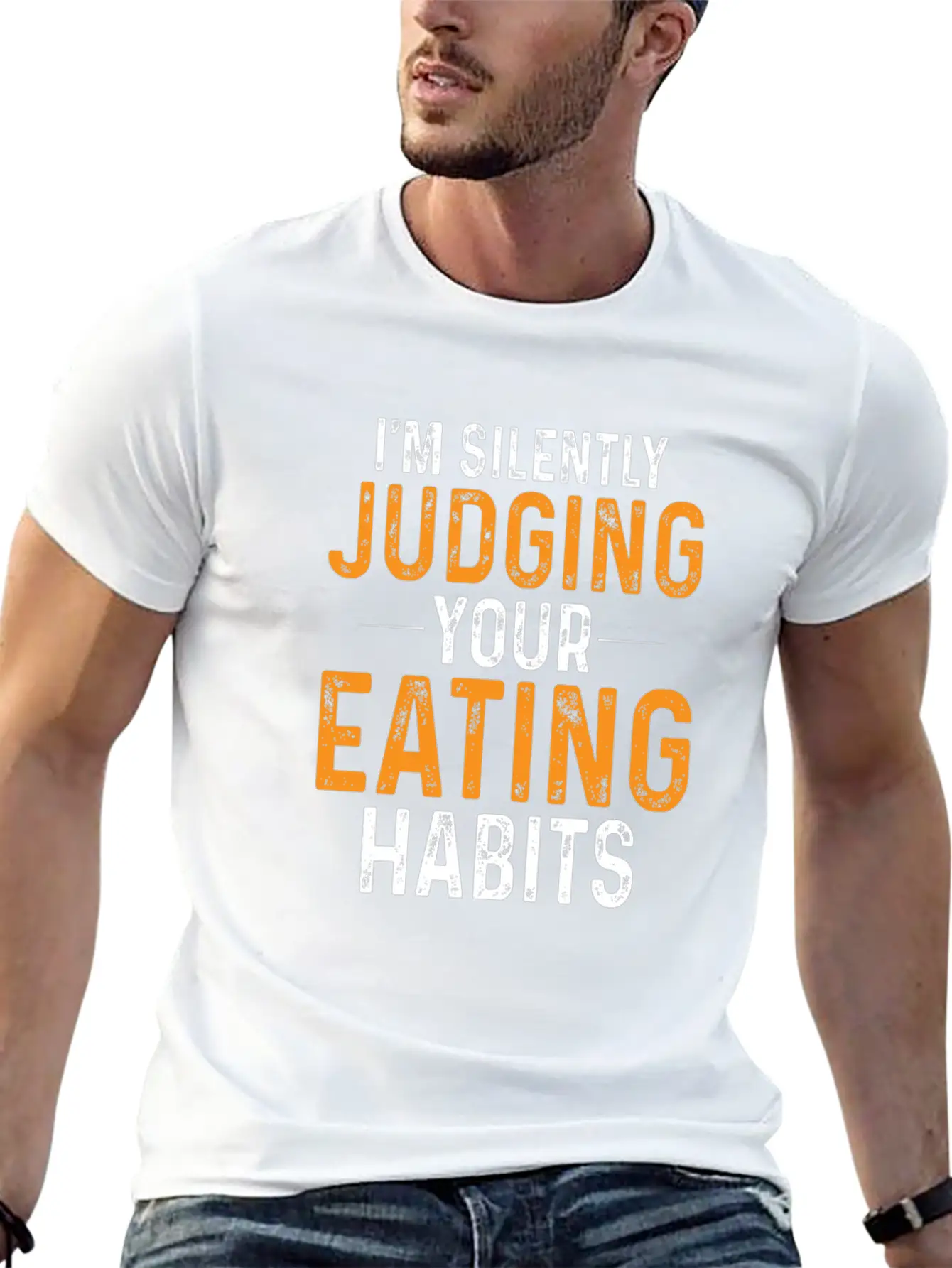 I'm Silently Judging Your Eating Habits,Nutritioni Timeless Short Sleeve Tee – Comfy And Minimalist Design