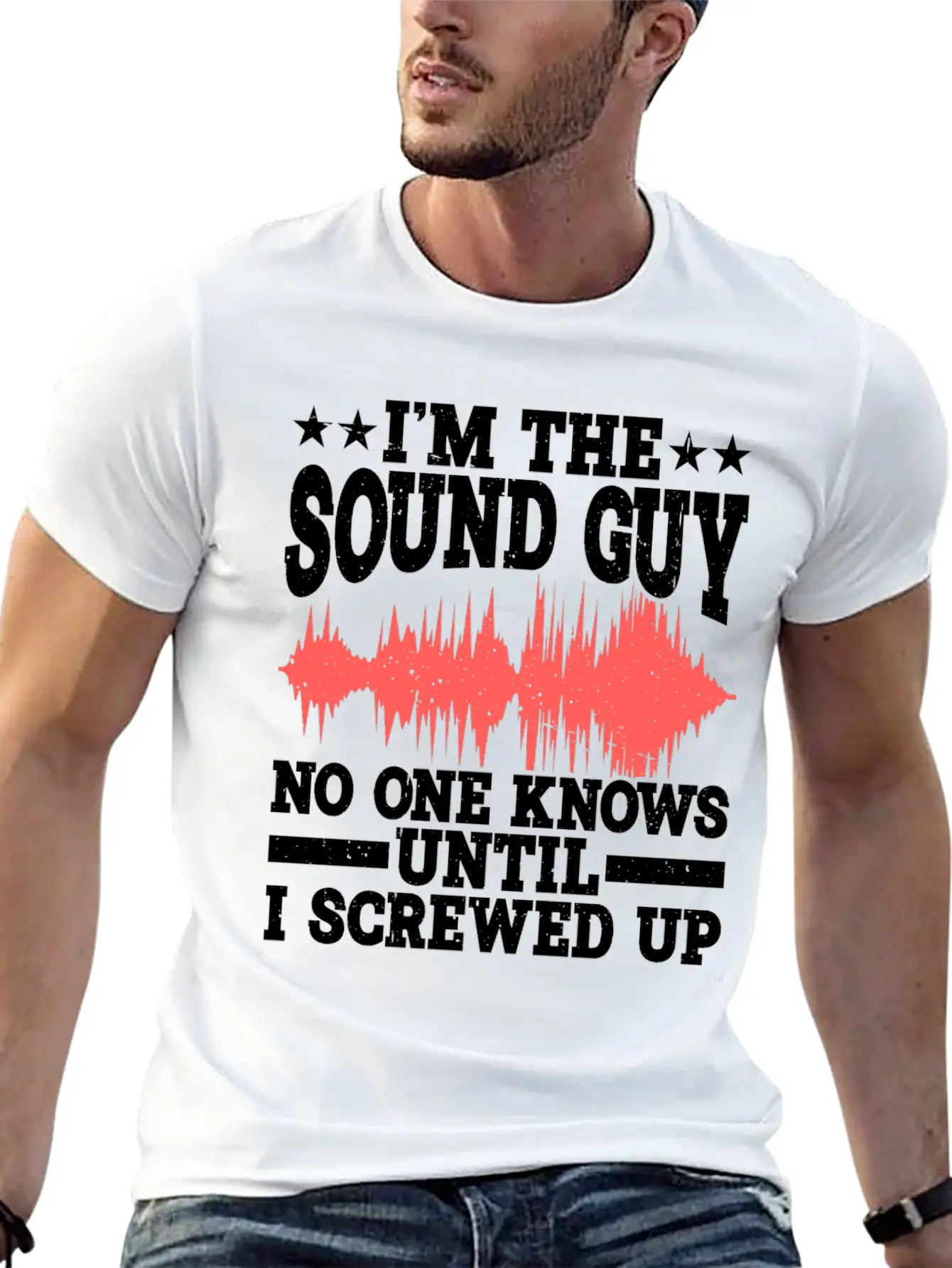 I'm The Sound Guy, No One Knows Until I Screwed Up Timeless Short Sleeve Tee – Comfy And Minimalist Design