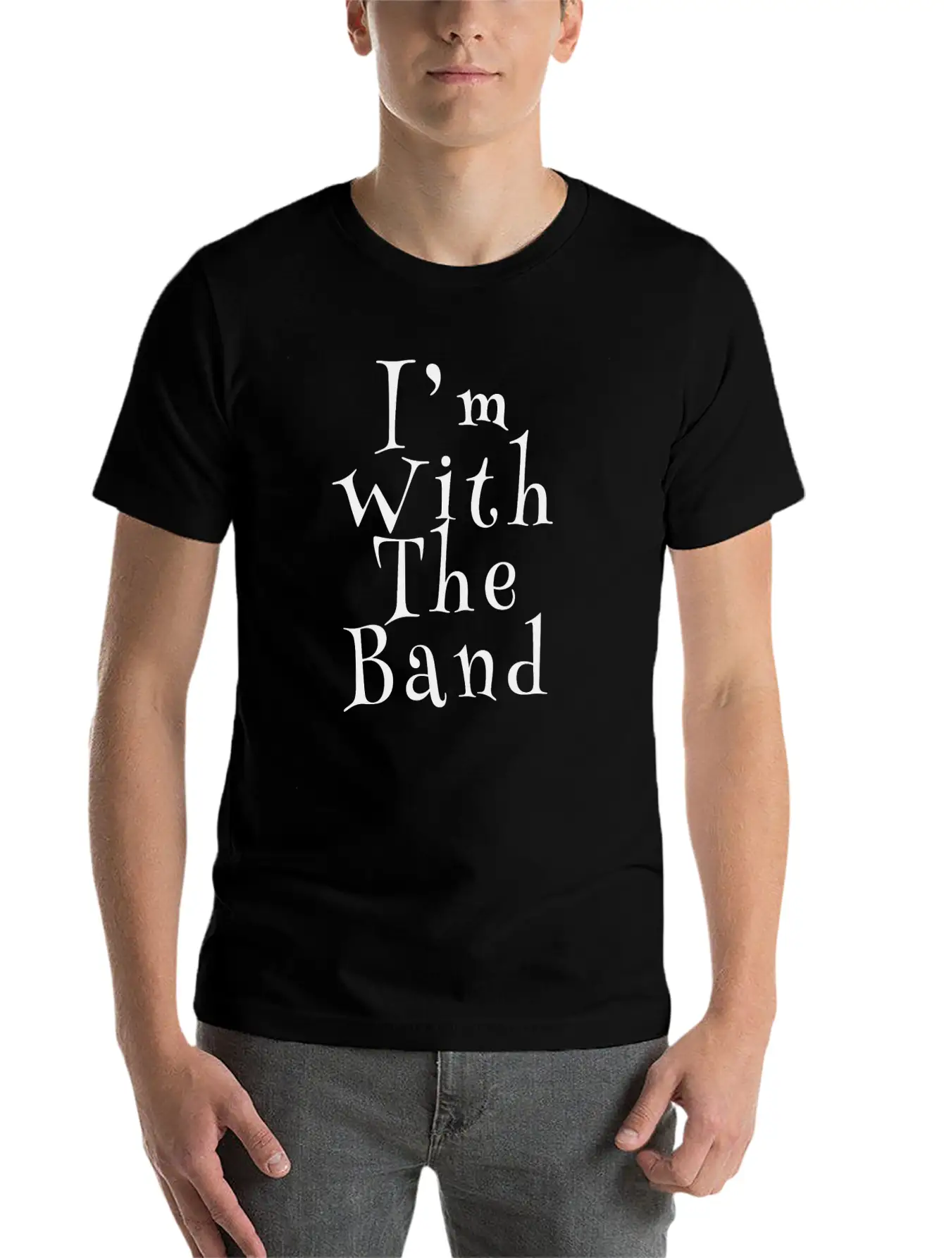 I'm With The Band Stylish Everyday T-Shirt – Unisex Basic Cotton Tee