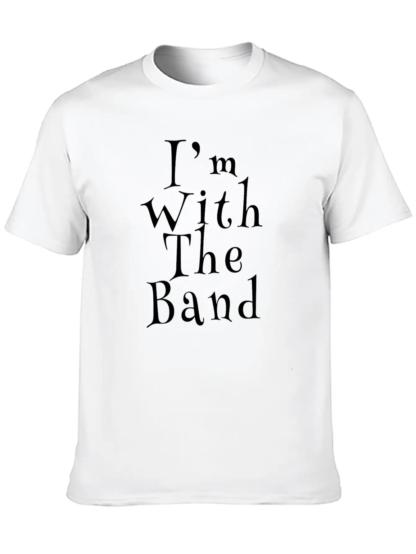I'm With The Band Stylish Everyday T-Shirt – Unisex Basic Cotton Tee
