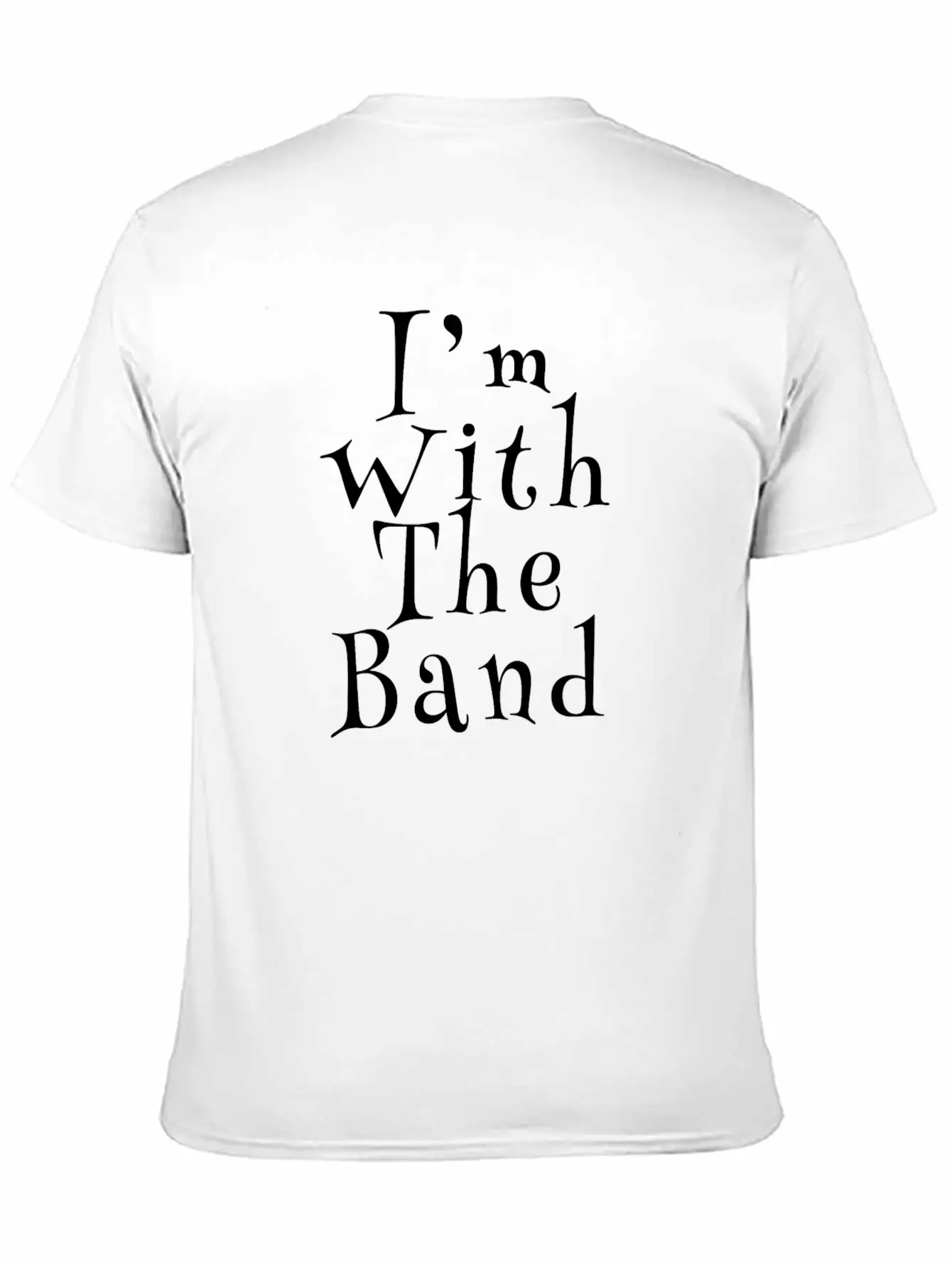 I'm With The Band Stylish Everyday T-Shirt – Unisex Basic Cotton Tee
