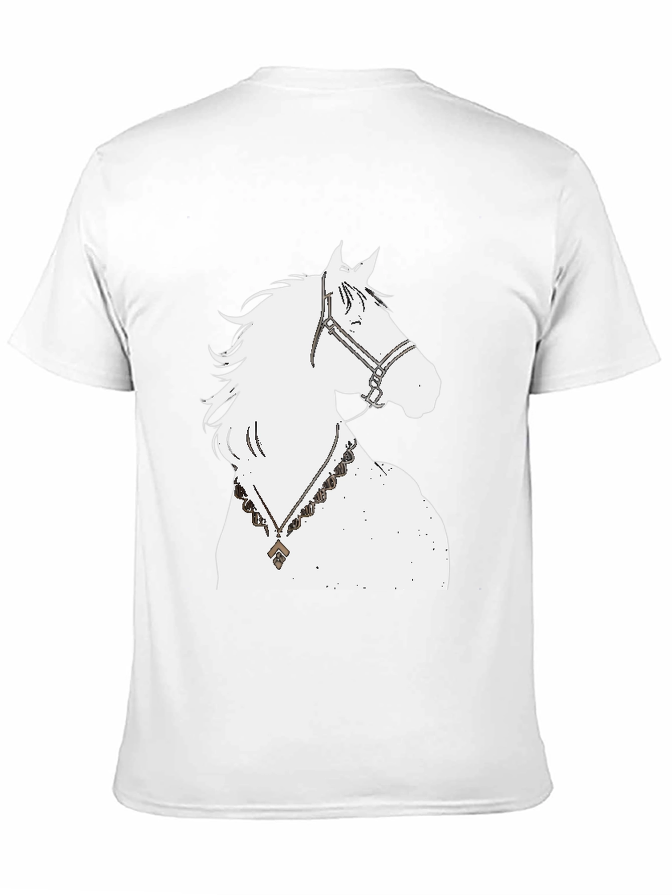Horse Graphic Tee - Black