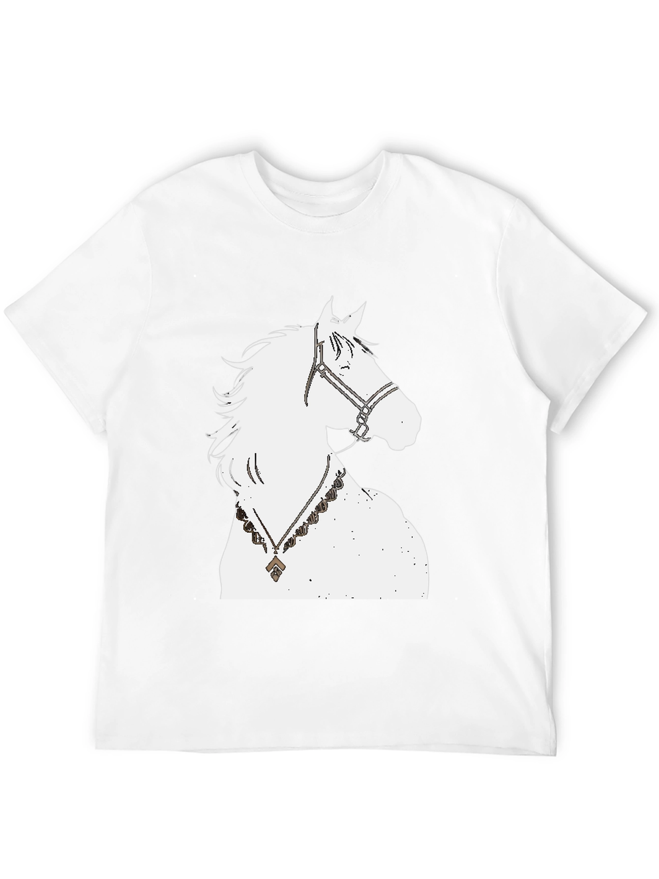 Horse Graphic Tee - Black