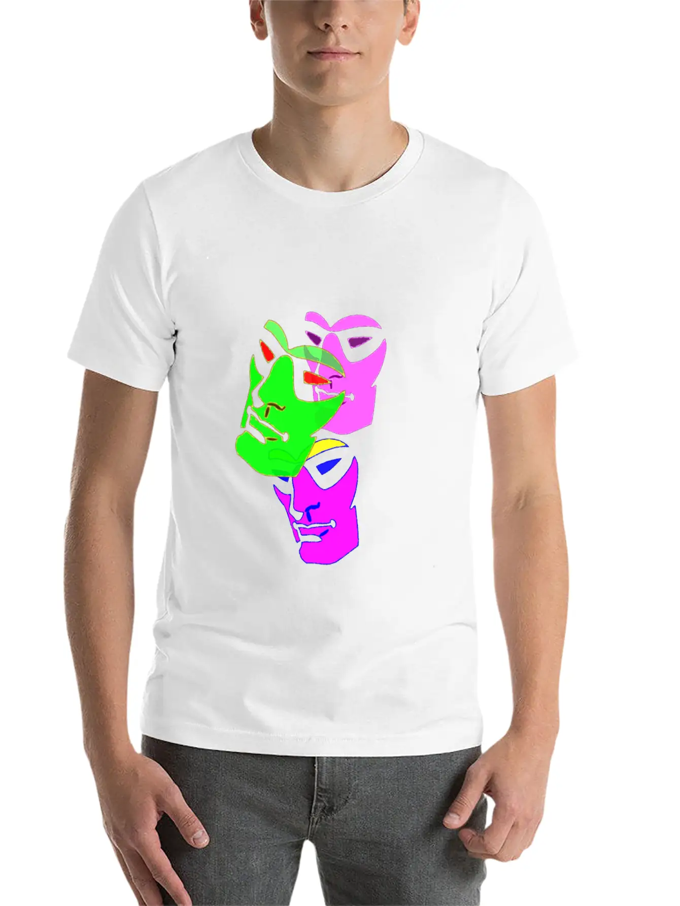 Imagine Unisex Short Sleeve Soft Cotton T-Shirt – Casual Everyday Wear