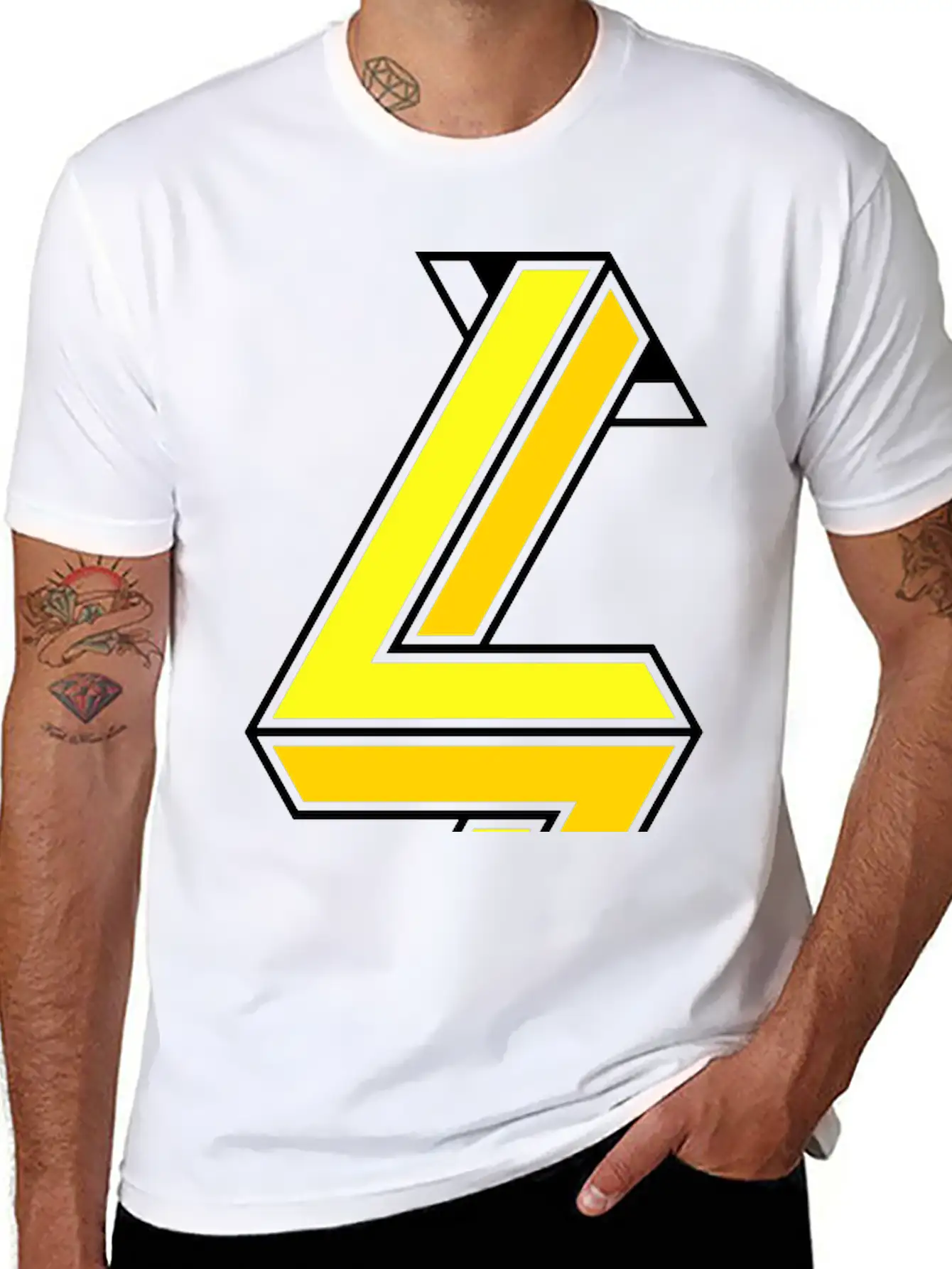 Impossible Figures 86A Basic Graphic T-Shirt – Daily Comfort In Soft Cotton