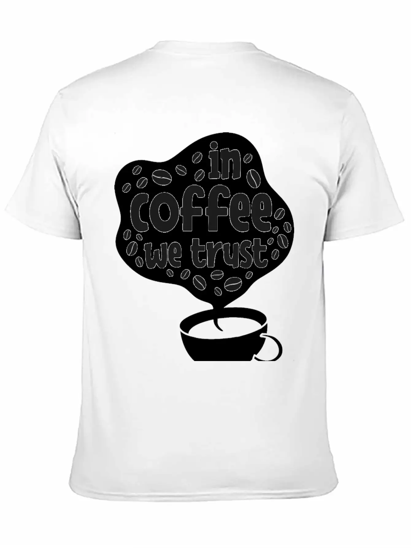 In Coffee We Trust Comfortable Minimalist Graphic Tee – Summer Style Essential