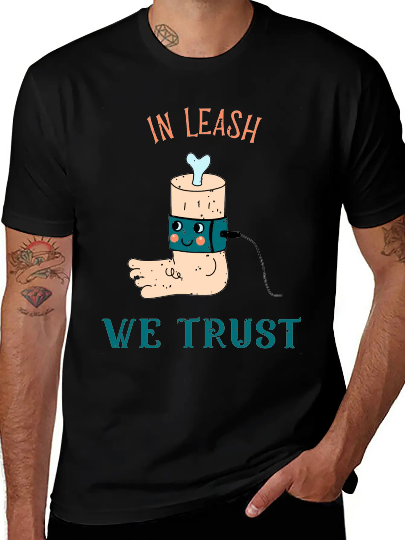 In Leash We Trust Comfortable Minimalist Graphic Tee – Summer Style Essential
