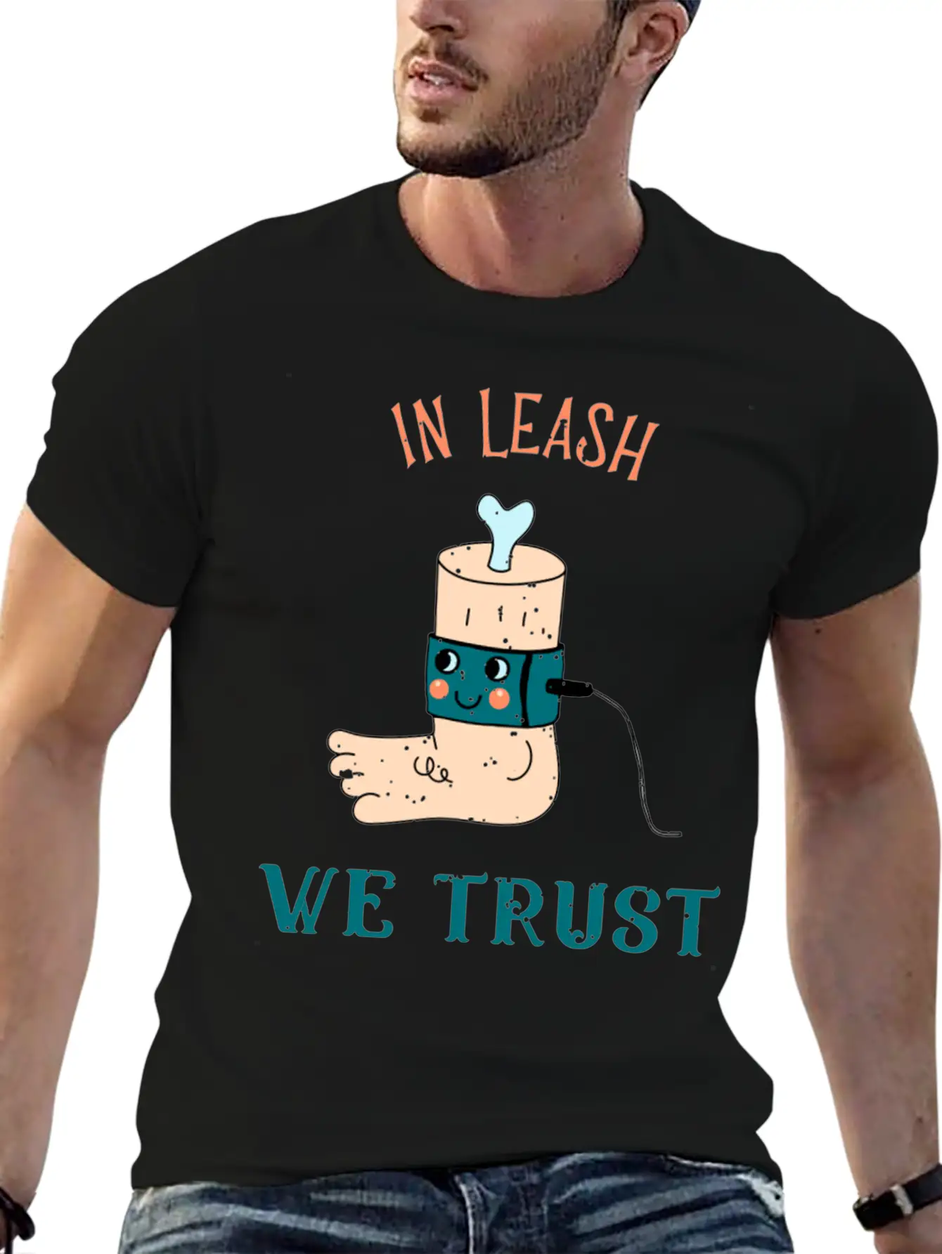 In Leash We Trust Comfortable Minimalist Graphic Tee – Summer Style Essential