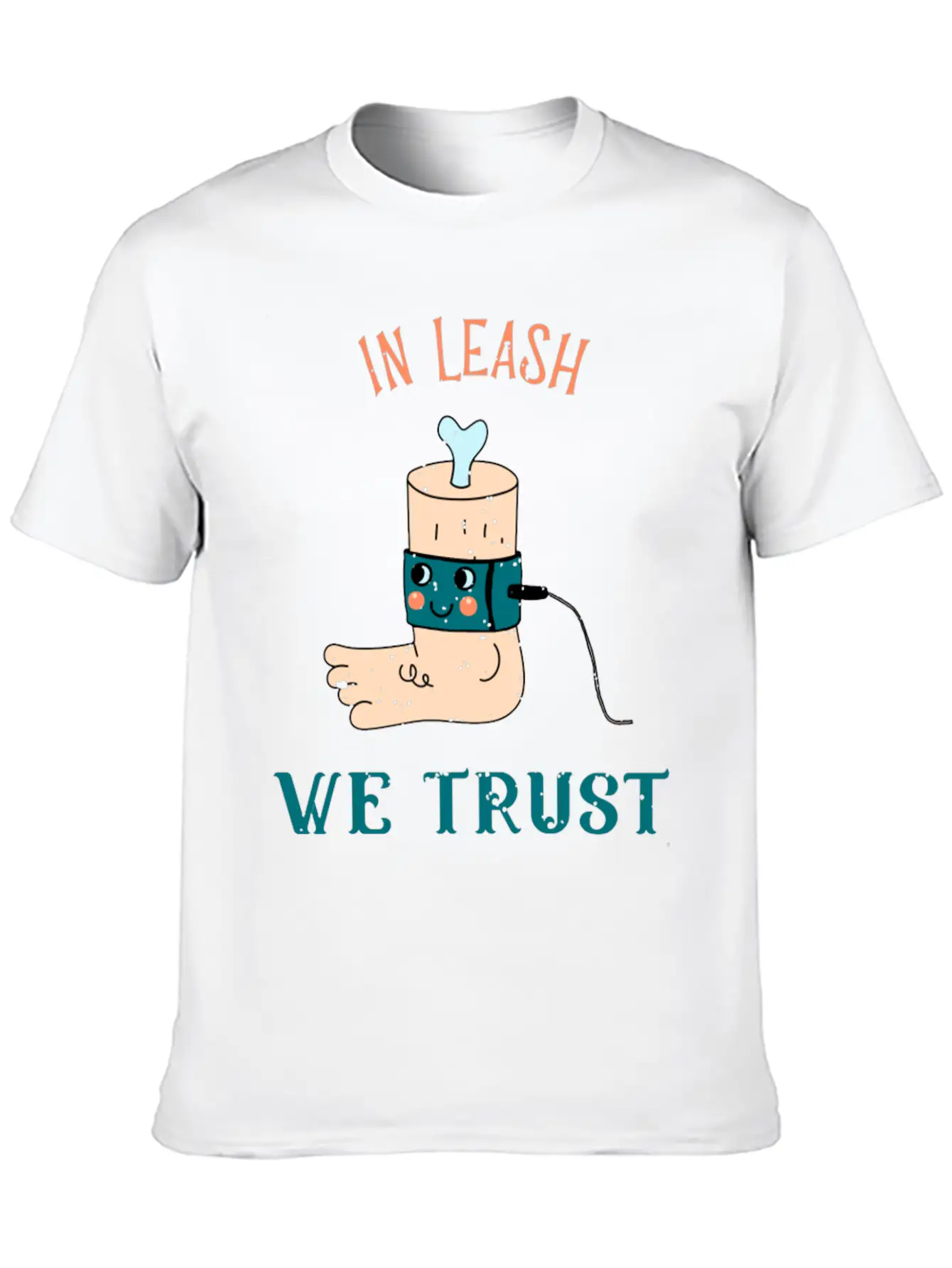 In Leash We Trust Comfortable Minimalist Graphic Tee – Summer Style Essential