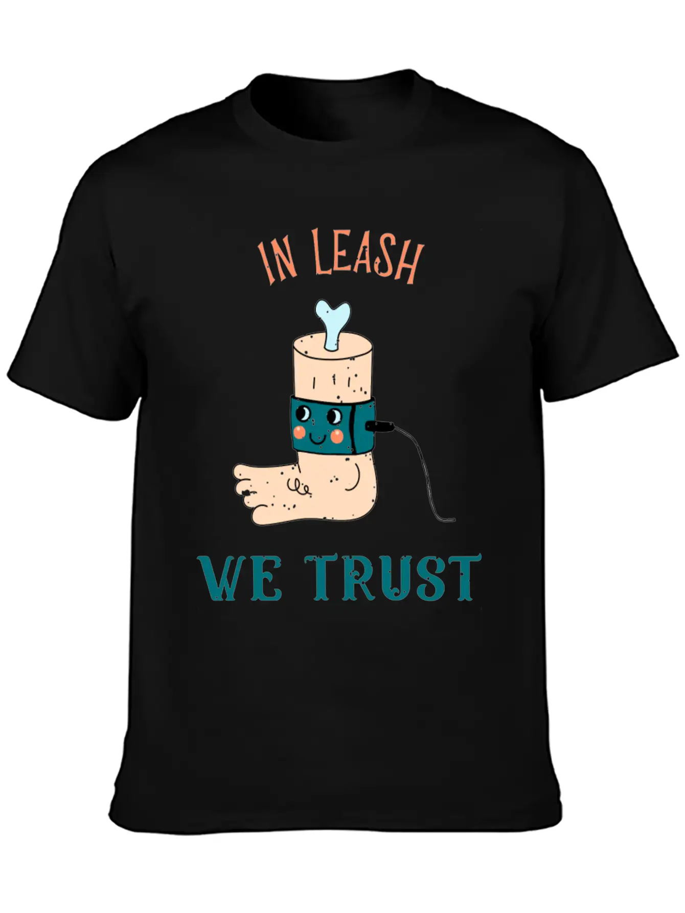 In Leash We Trust Comfortable Minimalist Graphic Tee – Summer Style Essential