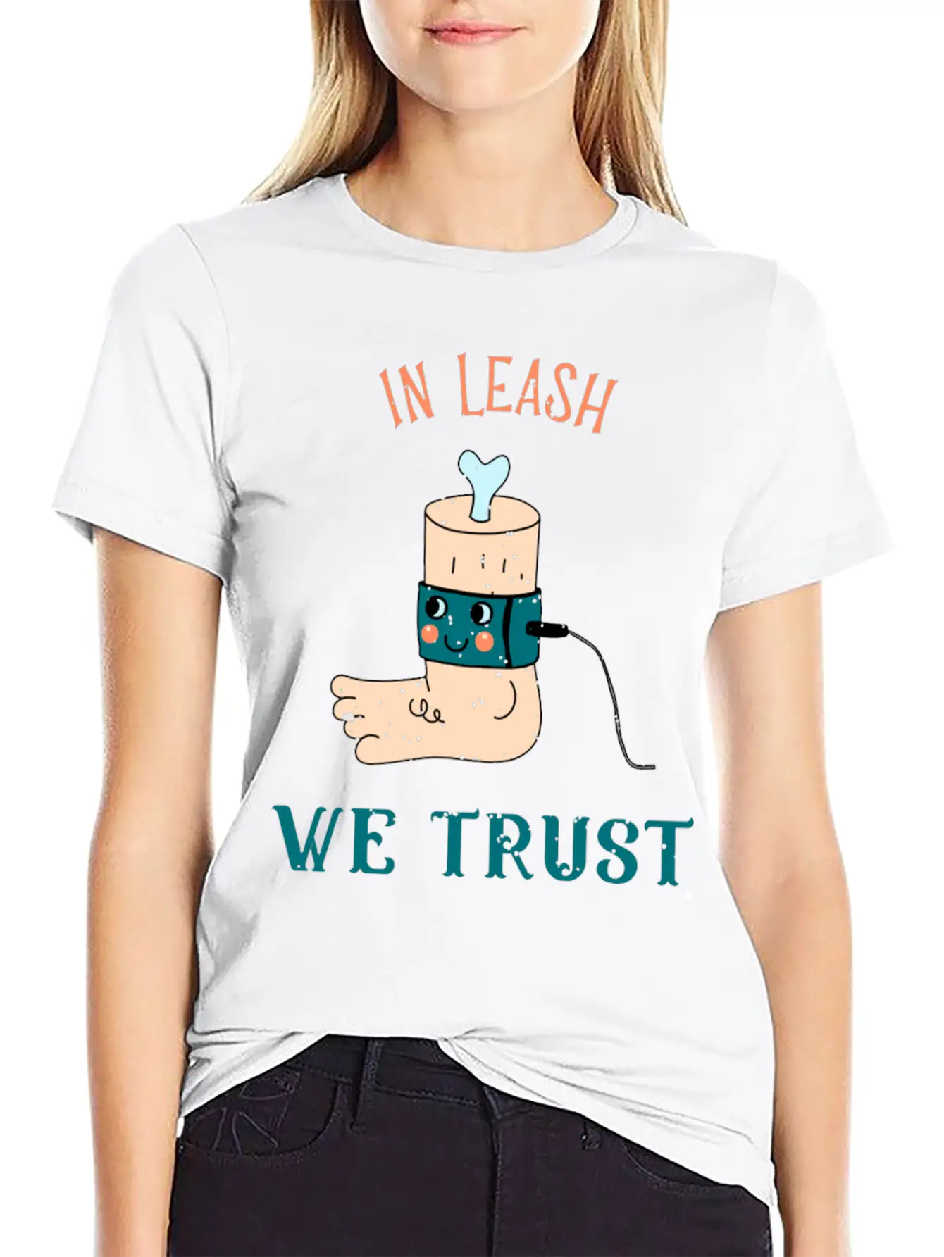 In Leash We Trust Comfortable Minimalist Graphic Tee – Summer Style Essential