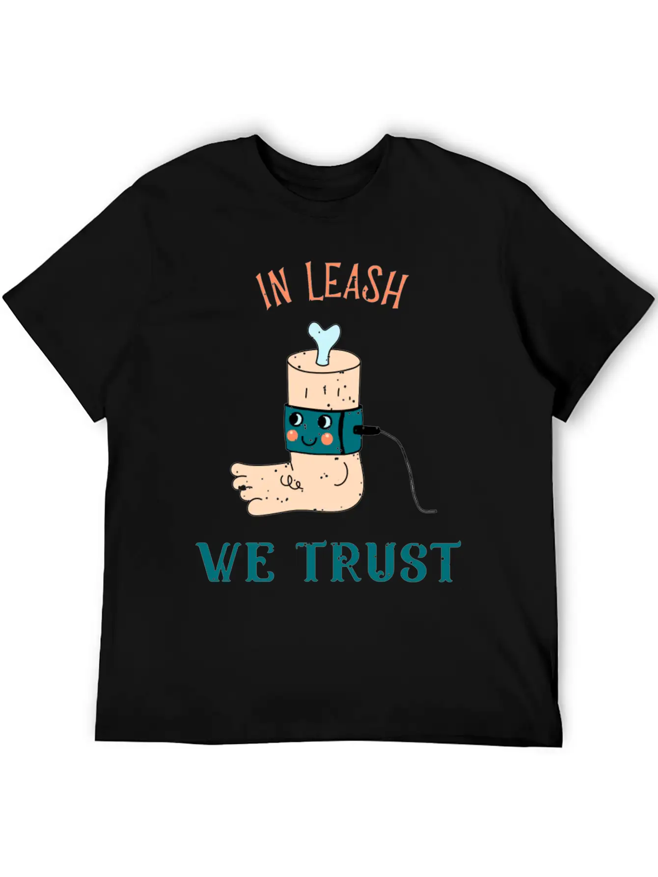 In Leash We Trust Comfortable Minimalist Graphic Tee – Summer Style Essential