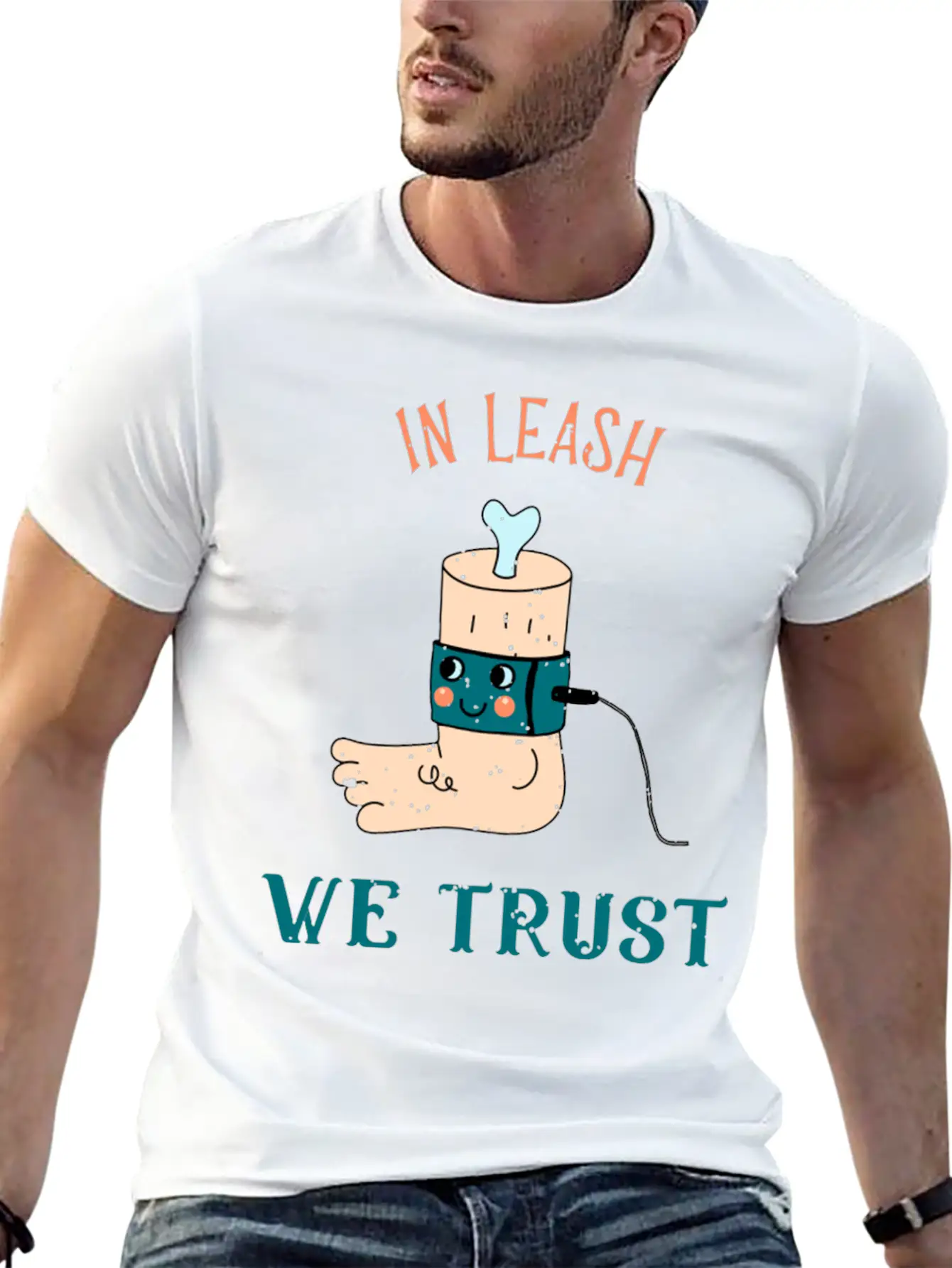 In Leash We Trust Comfortable Minimalist Graphic Tee – Summer Style Essential