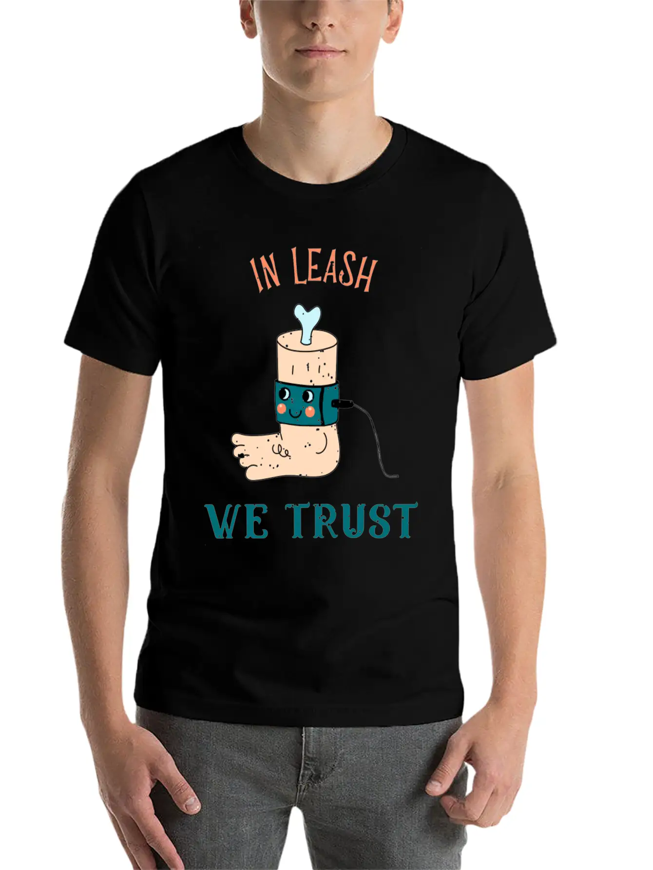 In Leash We Trust Comfortable Minimalist Graphic Tee – Summer Style Essential