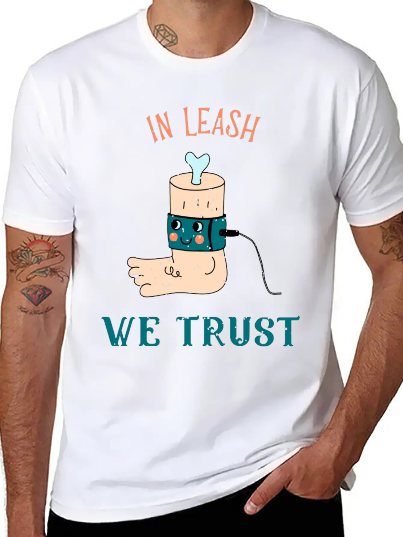 In Leash We Trust Comfortable Minimalist Graphic Tee – Summer Style Essential