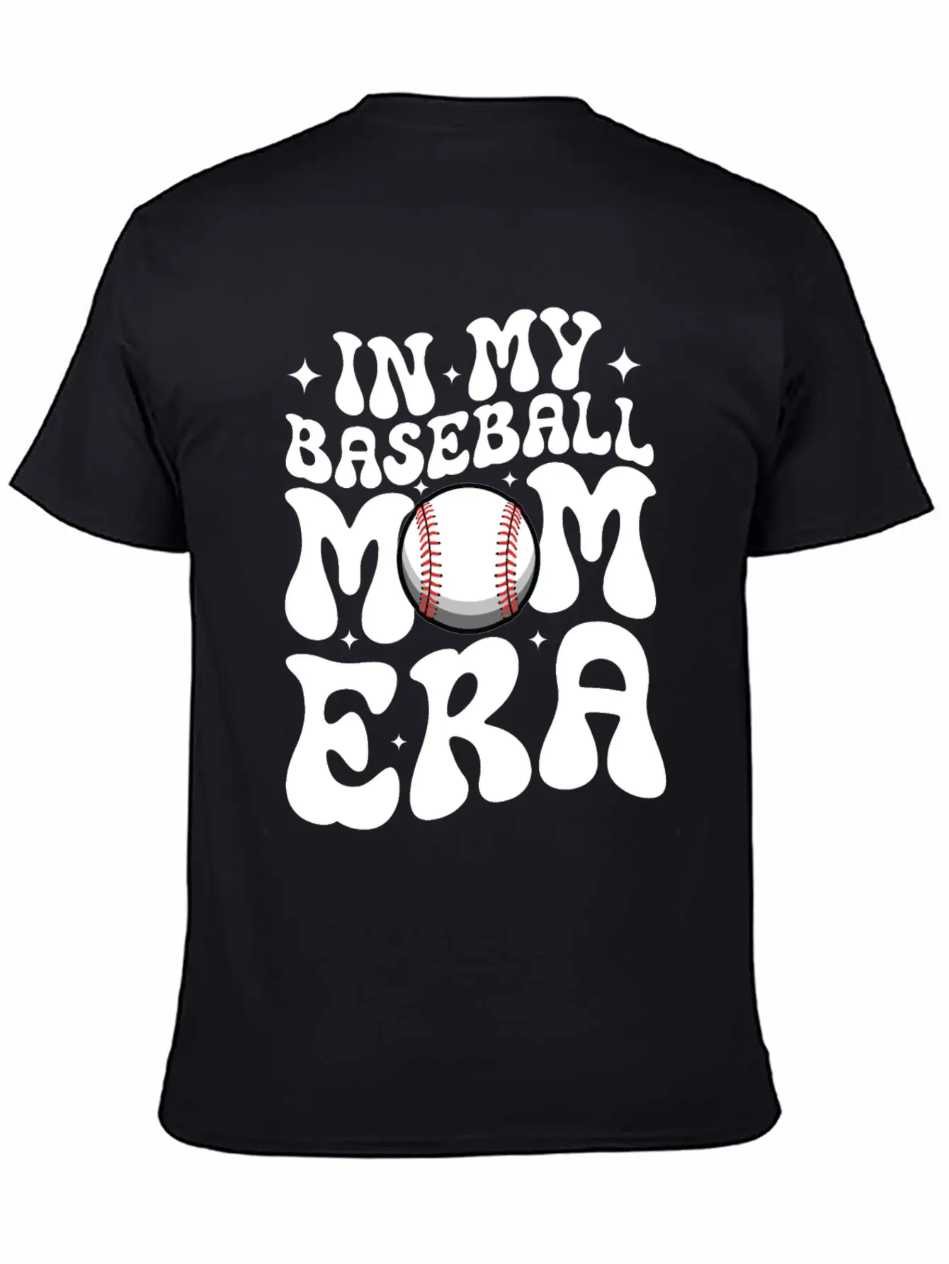 In My Baseball Mom Era Sports Lover Mother's Day Stylish Everyday T-Shirt – Unisex Basic Cotton Tee