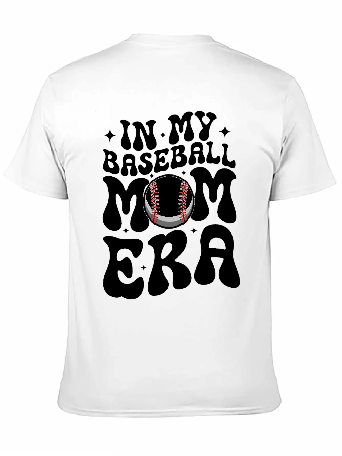 In My Baseball Mom Era Sports Lover Mother's Day Stylish Everyday T-Shirt – Unisex Basic Cotton Tee