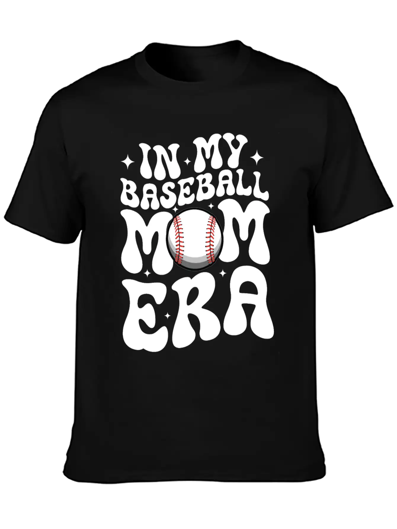 In My Baseball Mom Era Sports Lover Mother's Day Stylish Everyday T-Shirt – Unisex Basic Cotton Tee