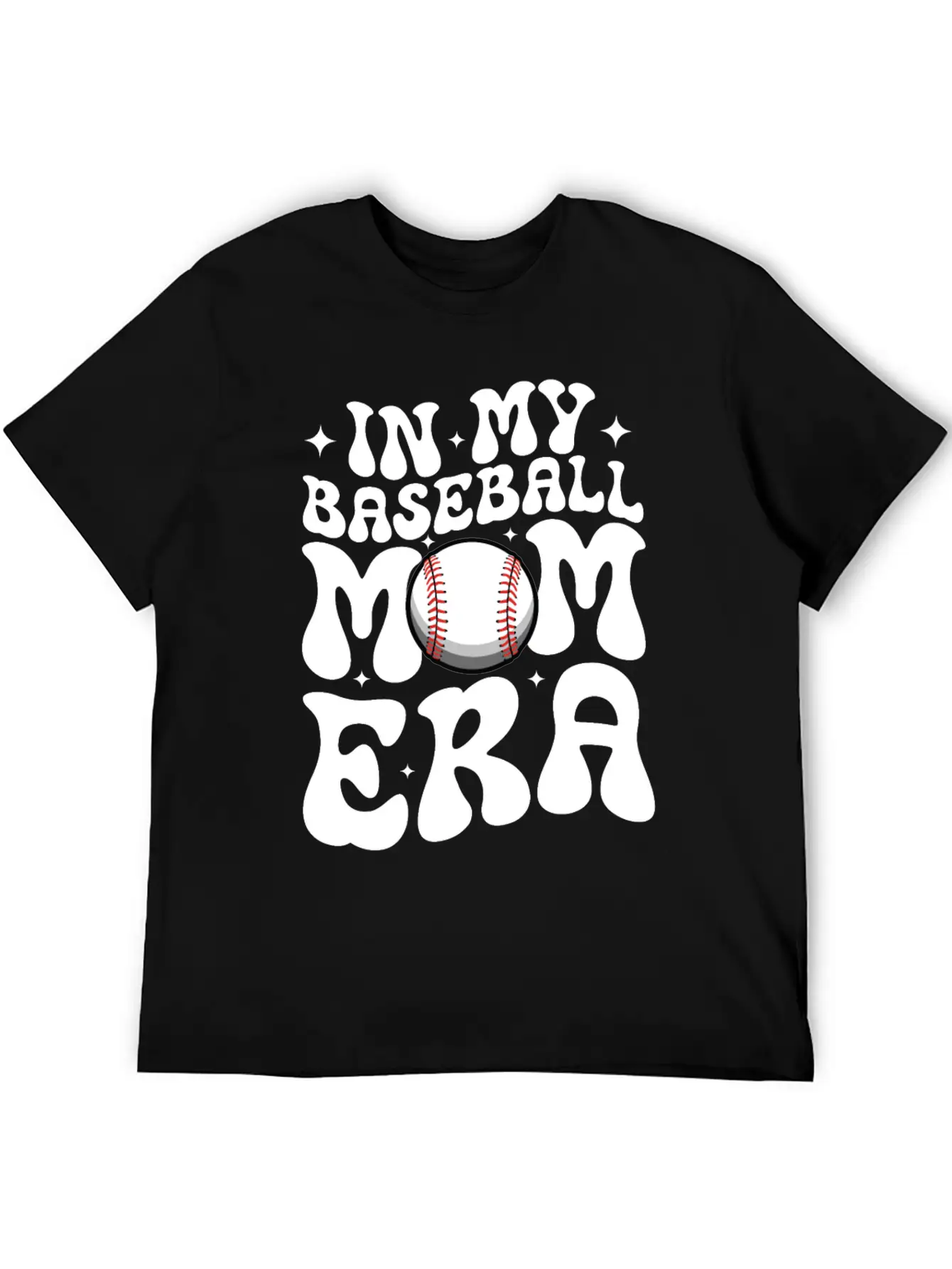 In My Baseball Mom Era Sports Lover Mother's Day Stylish Everyday T-Shirt – Unisex Basic Cotton Tee