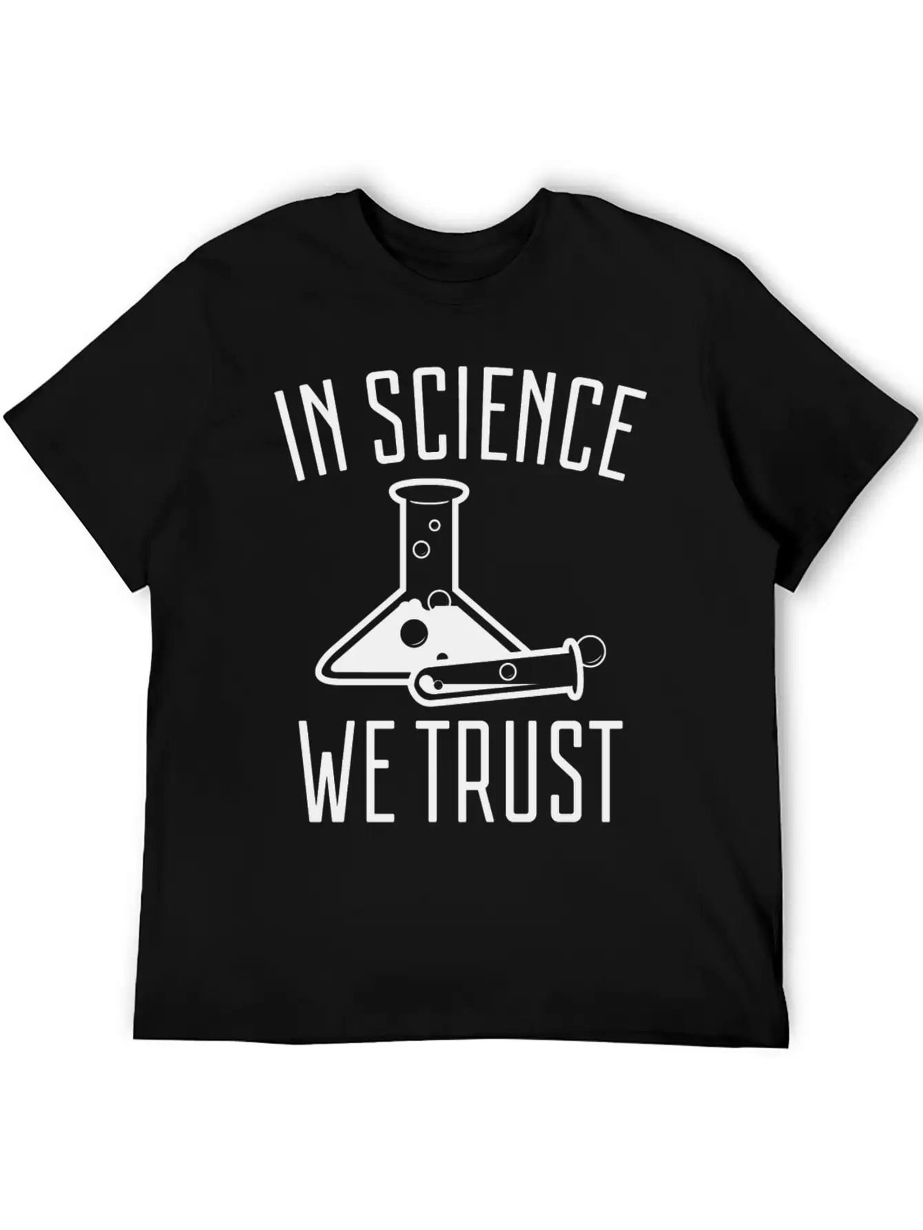 In Science We Trust Comfortable Minimalist Graphic Tee – Summer Style Essential