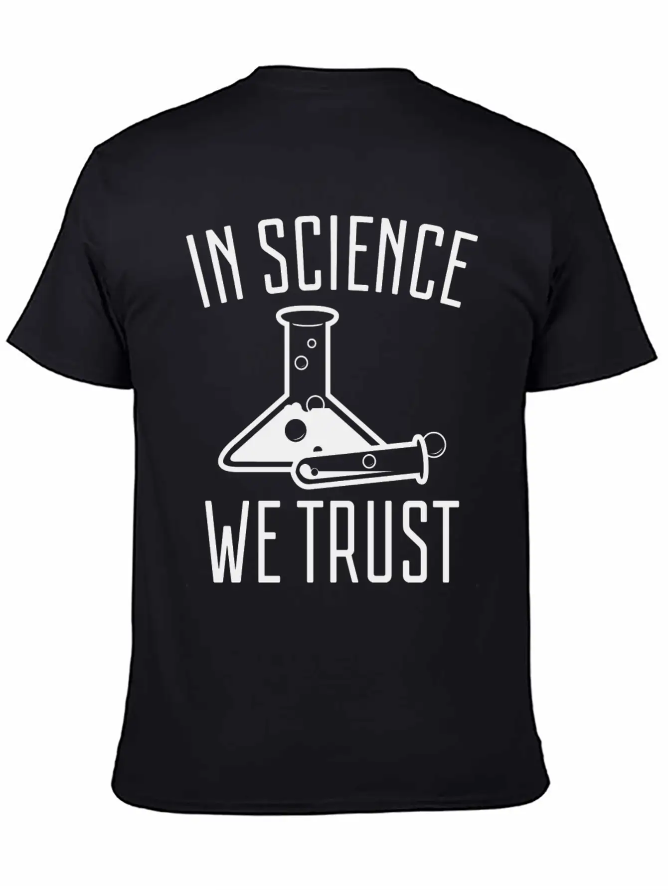 In Science We Trust Comfortable Minimalist Graphic Tee – Summer Style Essential