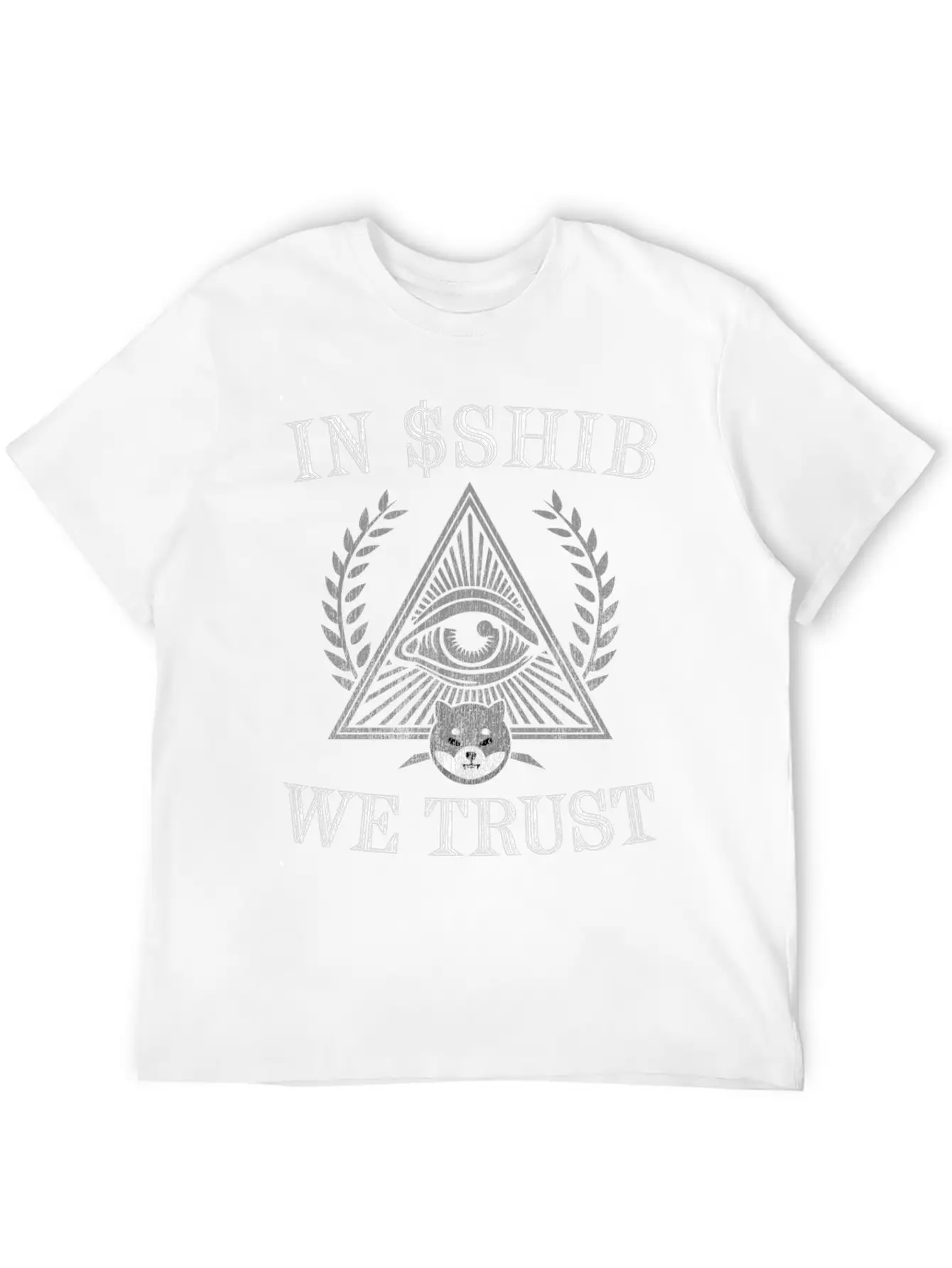 In Shib Coin We Trust Shiba Inu Coin Token Crypto Stylish Everyday T-Shirt – Unisex Basic Cotton Tee