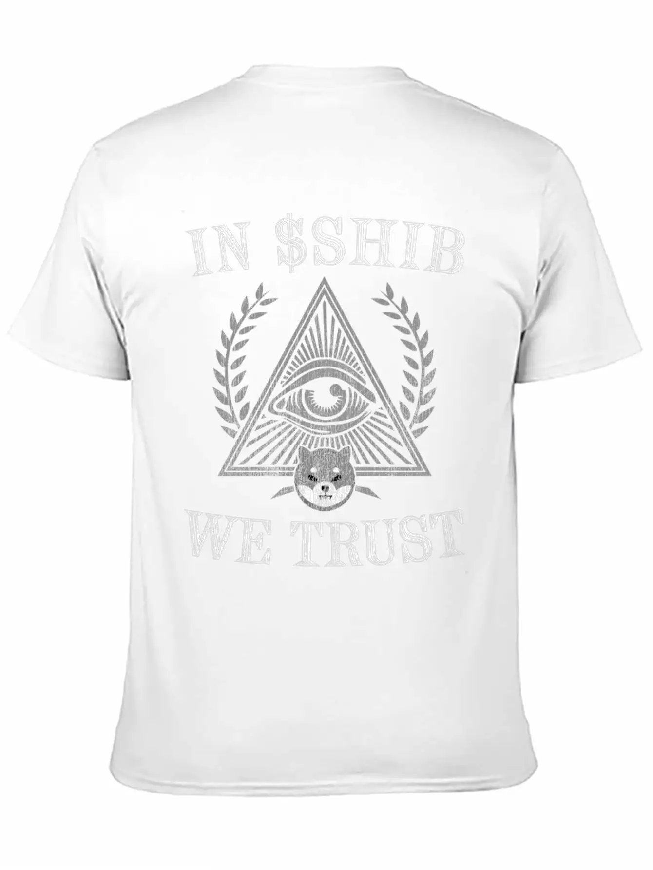In Shib Coin We Trust Shiba Inu Coin Token Crypto Stylish Everyday T-Shirt – Unisex Basic Cotton Tee