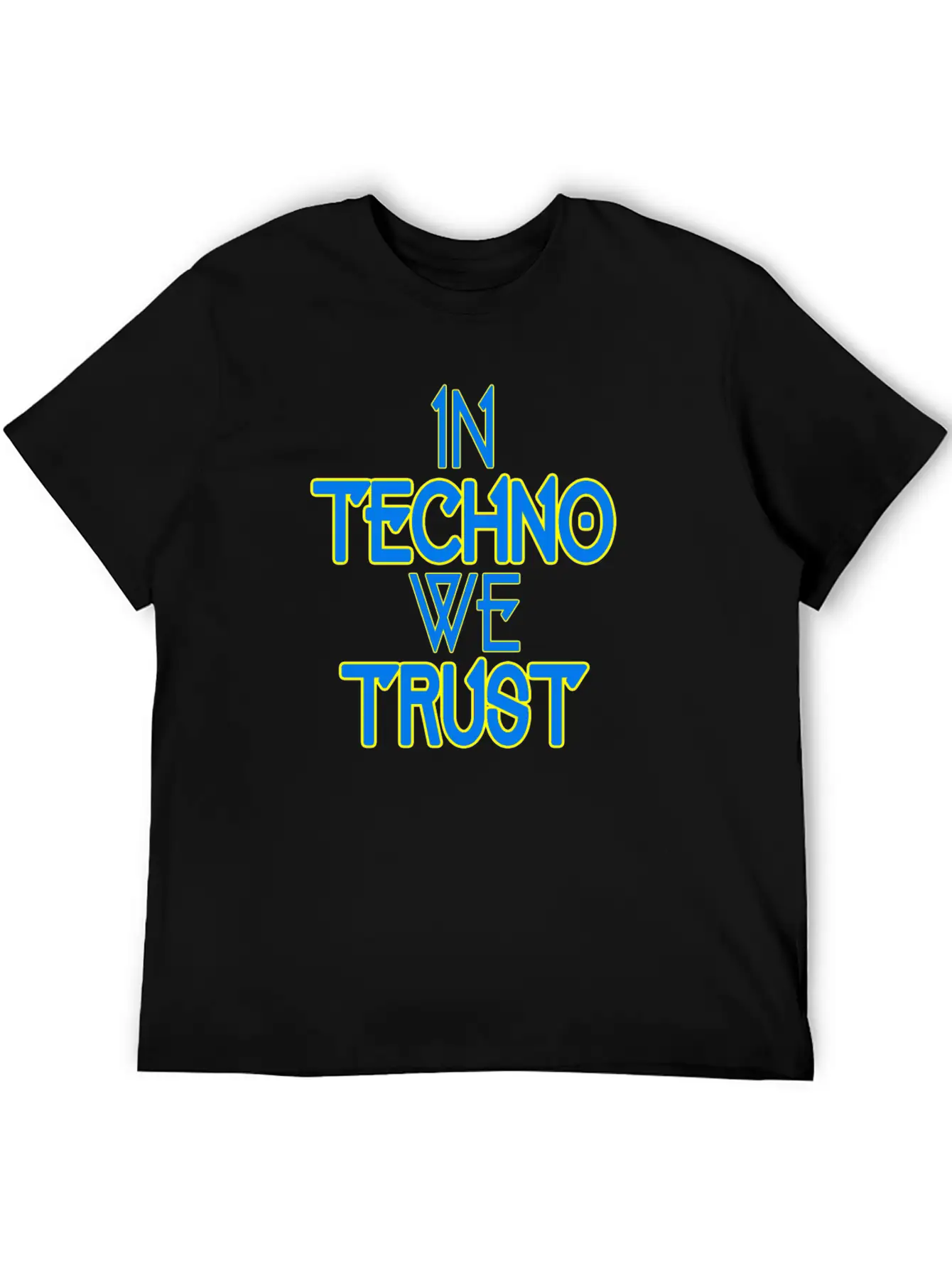 In Techno We Trust Rave Music Stylish Everyday T-Shirt – Unisex Basic Cotton Tee