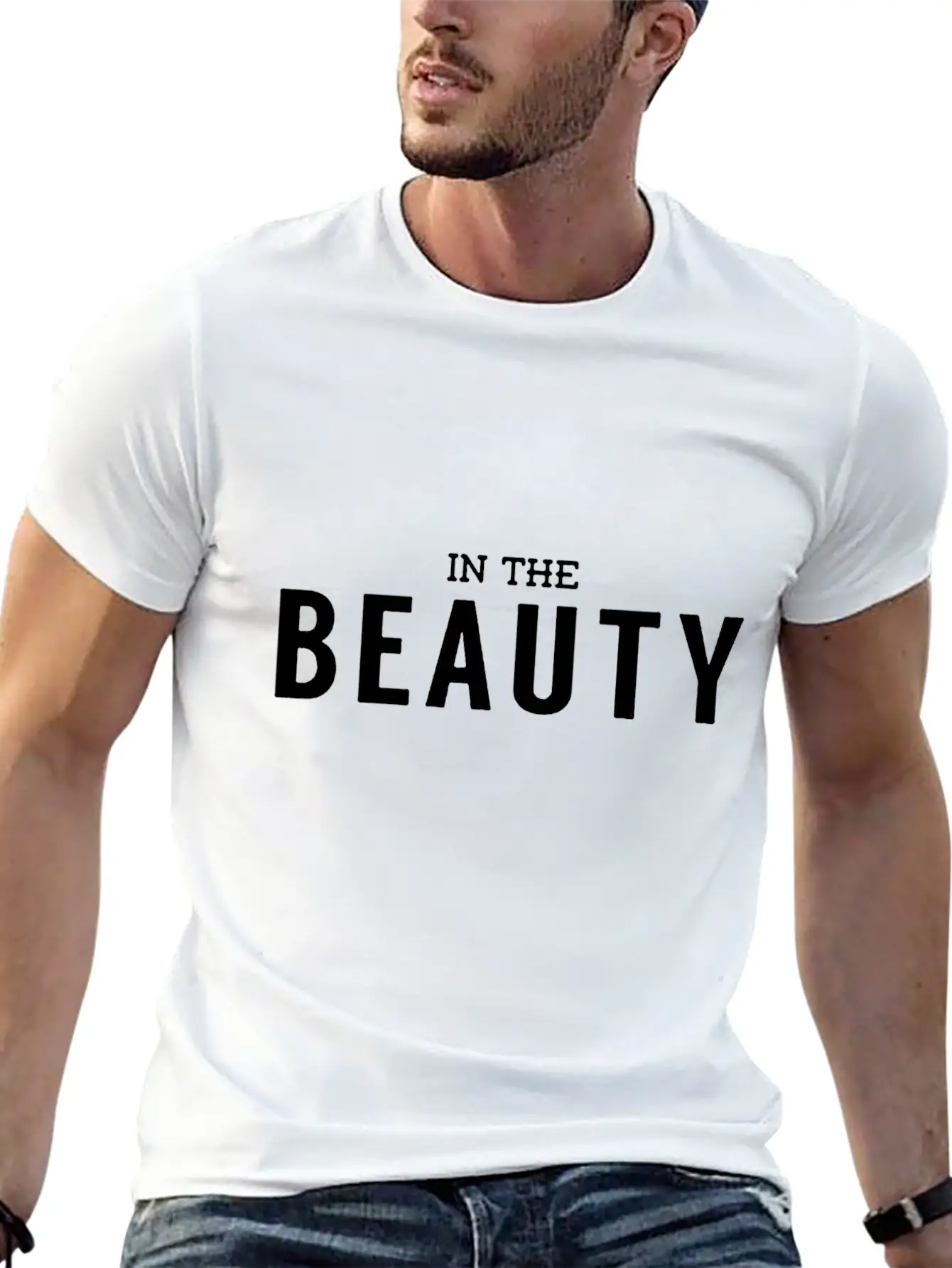 In The Beauty Funny Comfortable Minimalist Graphic Tee – Summer Style Essential