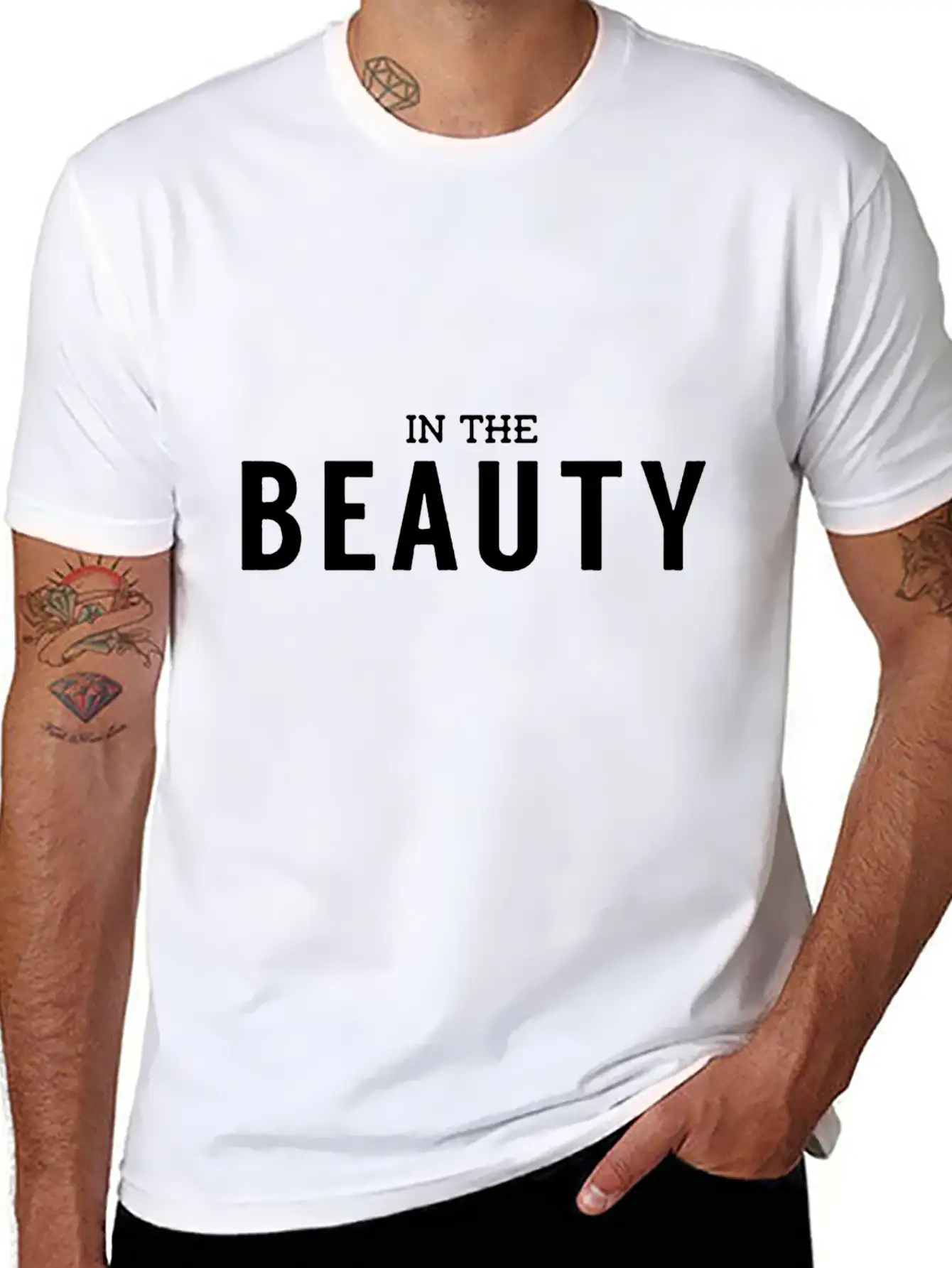 In The Beauty Funny Comfortable Minimalist Graphic Tee – Summer Style Essential