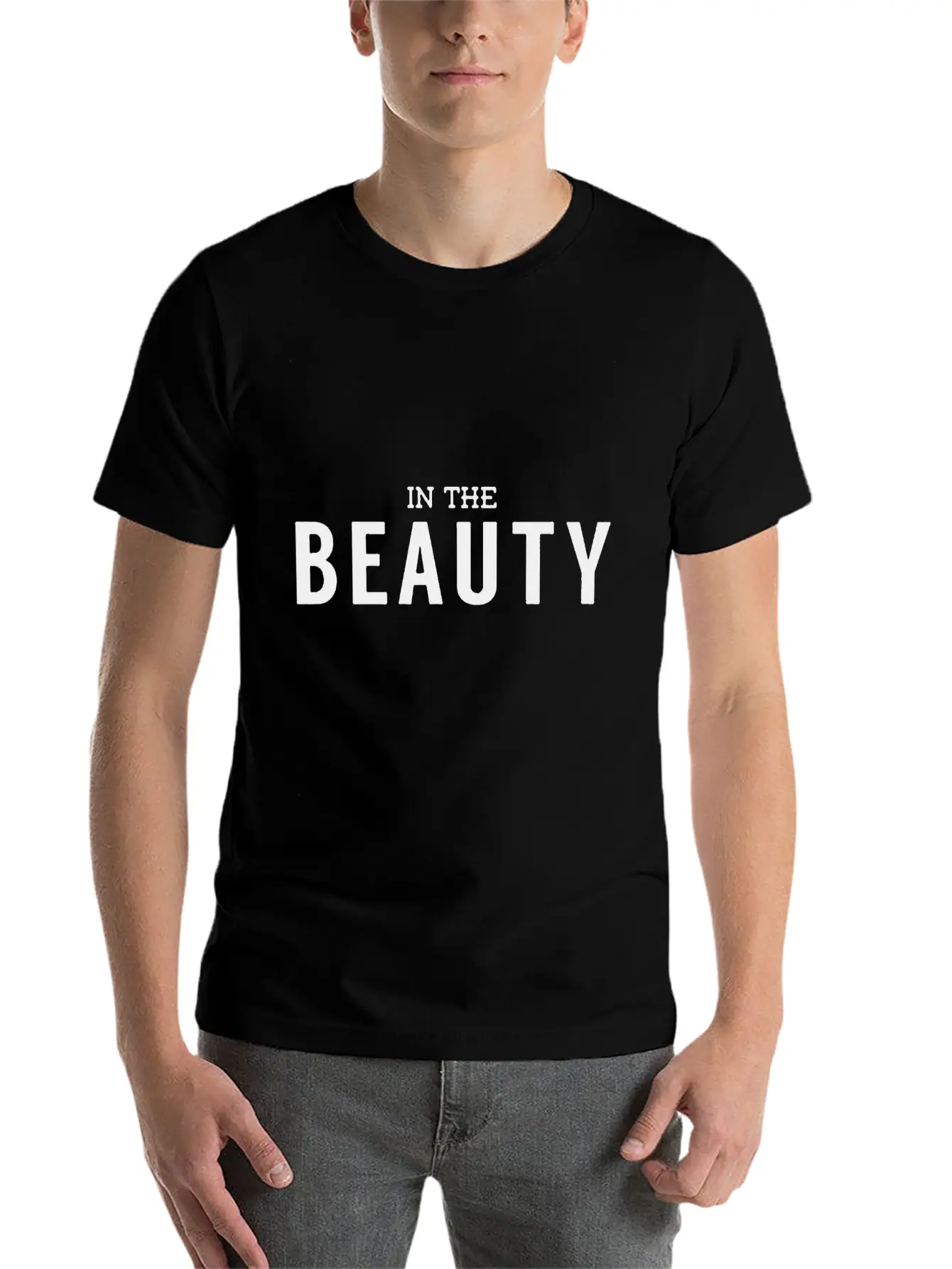 In The Beauty Funny Comfortable Minimalist Graphic Tee – Summer Style Essential