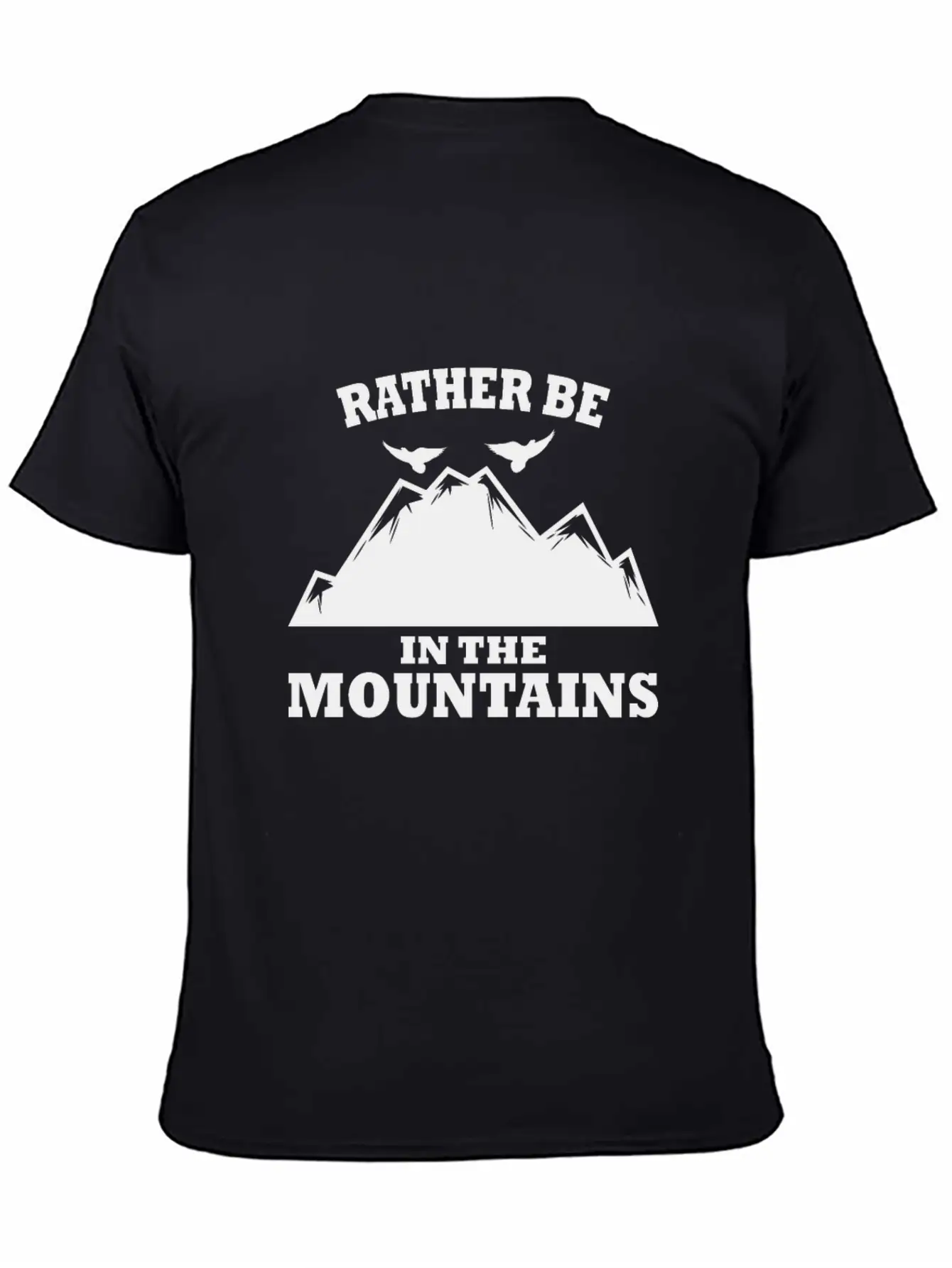 In The Mountains Mountaineer Hiking Comfortable Minimalist Graphic Tee – Summer Style Essential