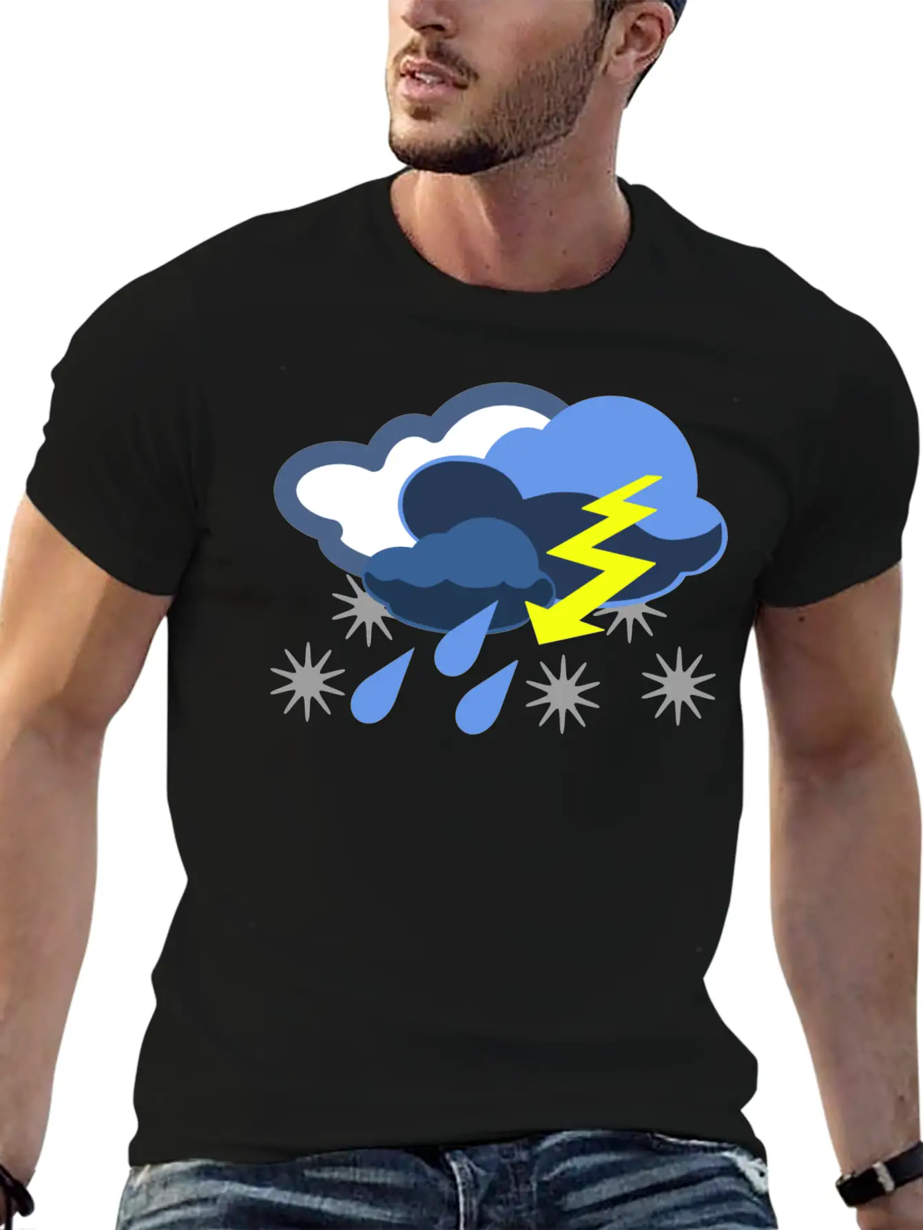Inclement Weather Basic Graphic T-Shirt – Daily Comfort In Soft Cotton